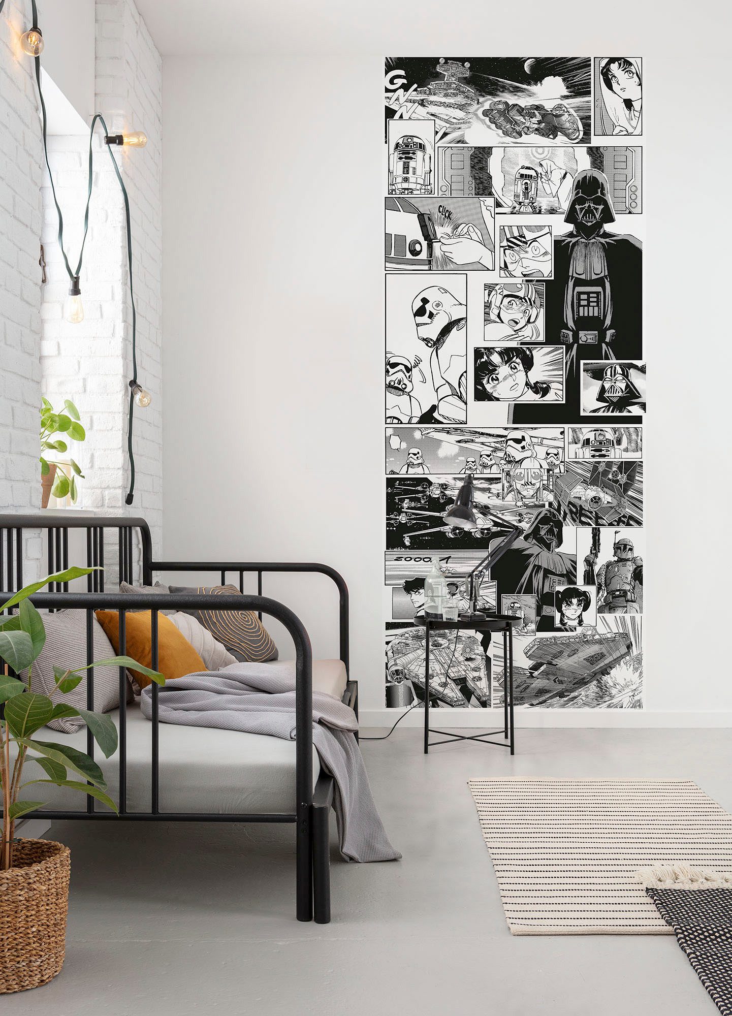 Komar Fototapete Vlies Fototapete - Star Wars Manga Madness - Größe 100 x 250 cm, glatt, bedruckt, (Packung, 1 St)