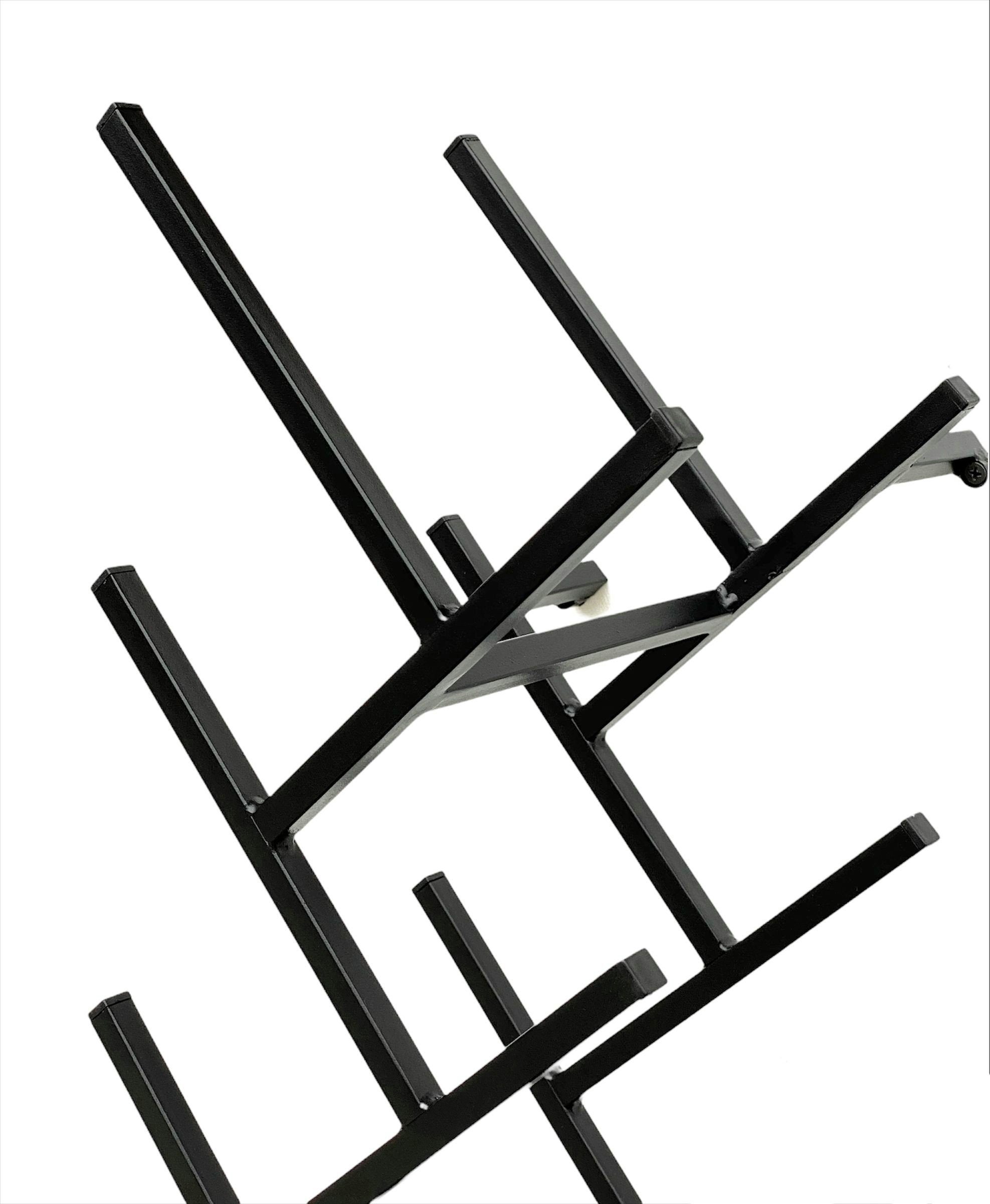DanDiBo Blumenhocker Metall Schwarz Wand erweiterbar Acord Flaschenregal (1 St), als Handtuchhalter geeignet Weinflaschenhalter