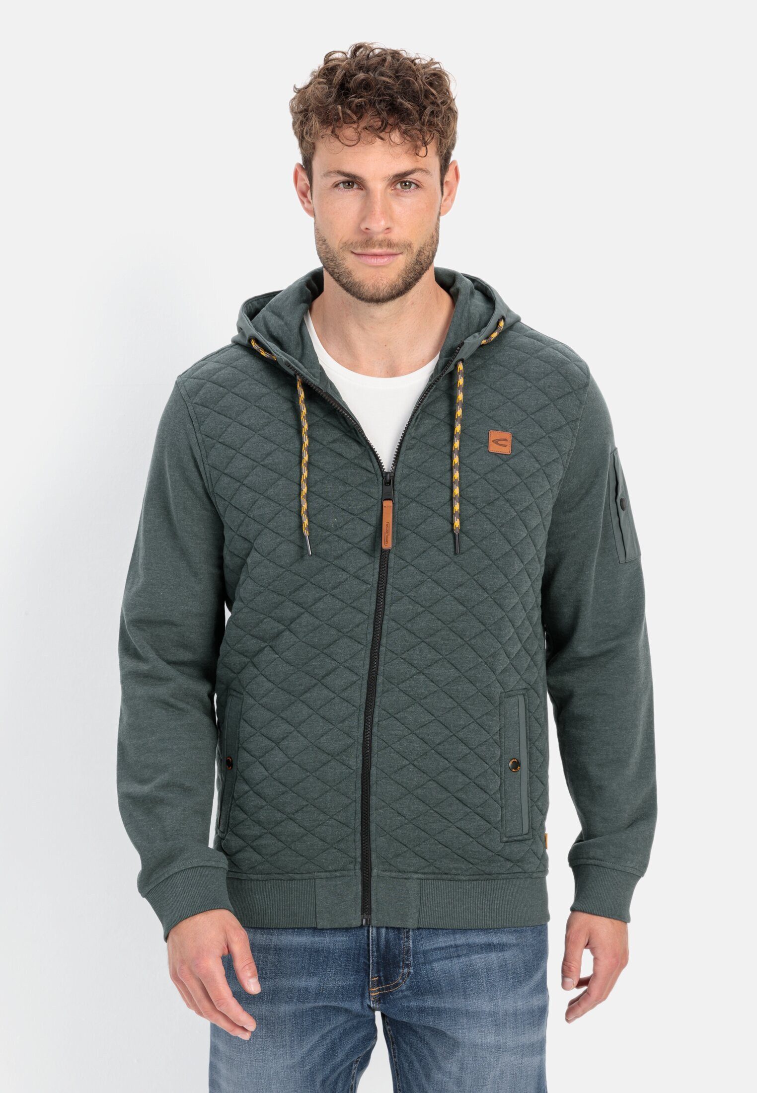 Sweatjacke mit Kapuze Langarm