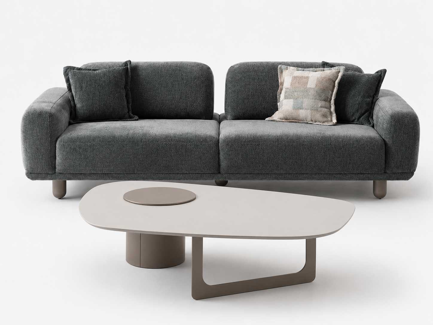 JVmoebel 3-Sitzer Wohnzimmer Set Sofa 3 Sitzer Luxuriös Couchtisch Modern, 1 Teile, Made in Europa