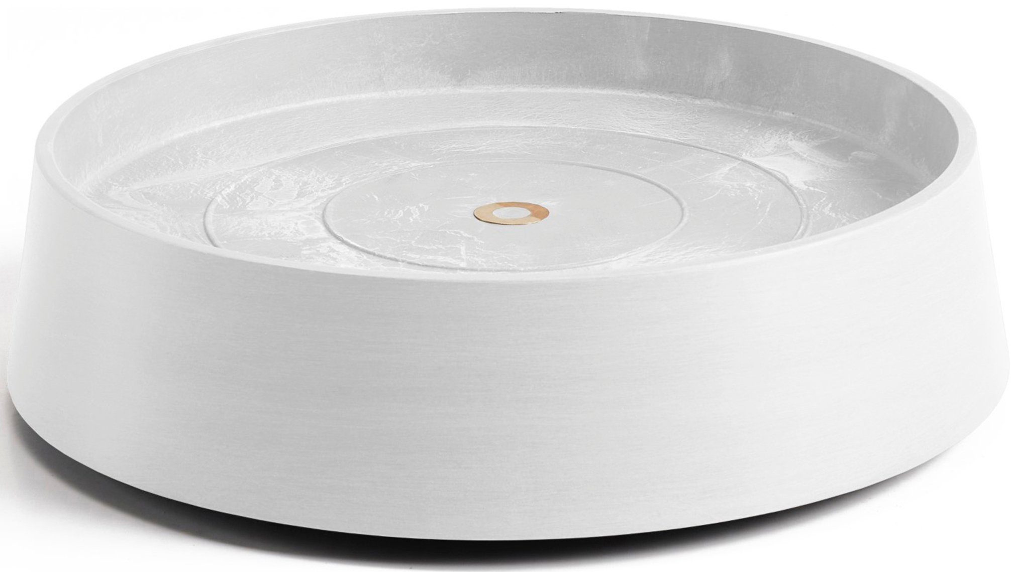 ECOPOTS Topfuntersetzer mit Rollen Oslo 35 Weiß, Zubehör für Ecopots Pflanzgefäße, für innen und außen: frostsicher, bruchsicher und lichtbeständig