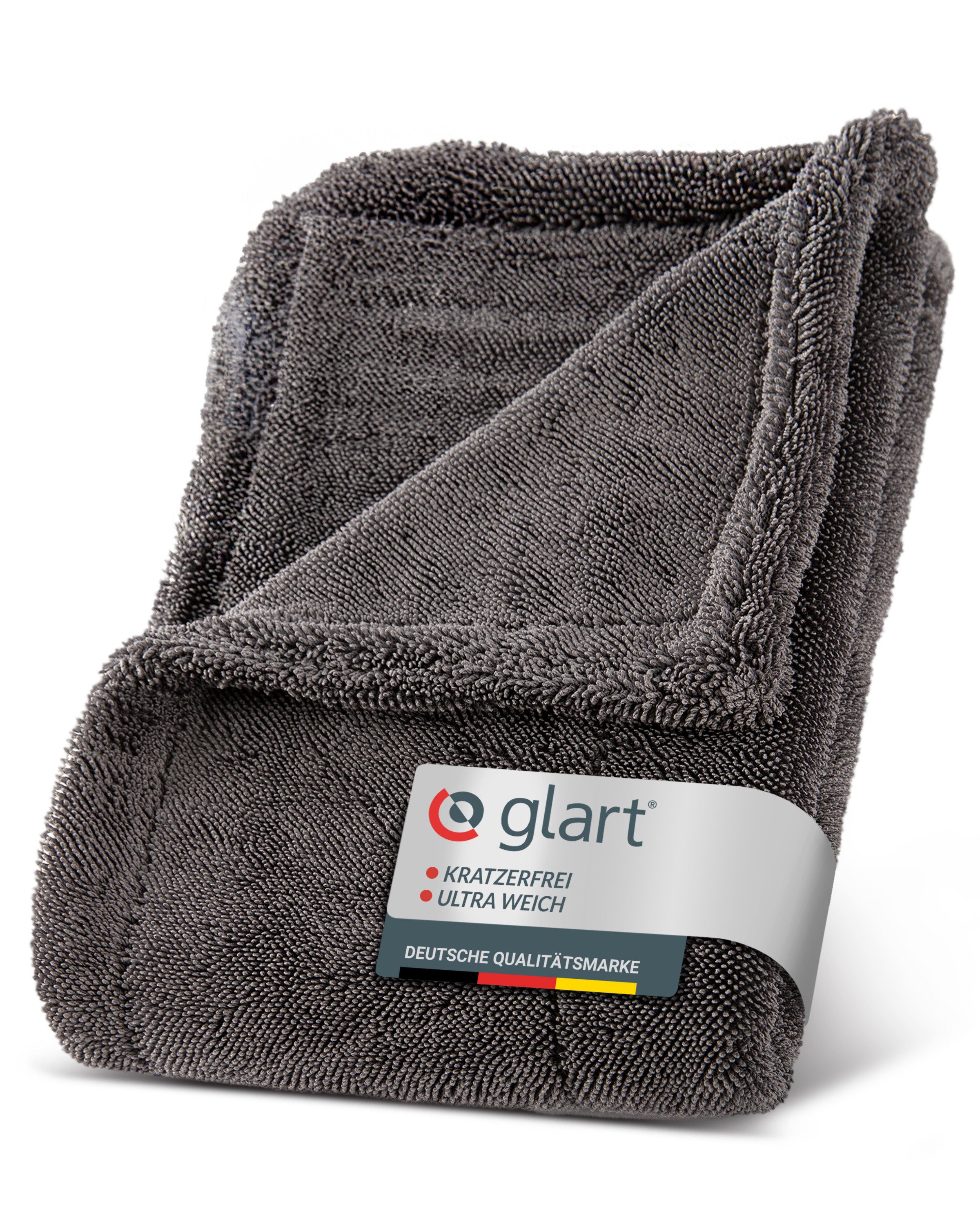 Glart 44TW6 Twist Mikrofaser Auto Trockentuch 60x40cm Autopflege Mikrofasertuch (80% Polyester, 20% Nylon, 40x60 cm)