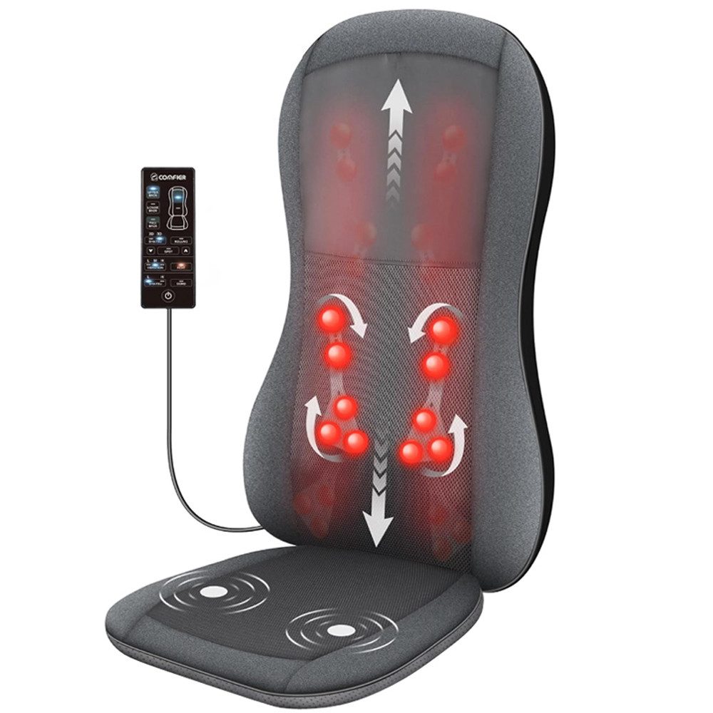 Shiatsu-Massagegerät mit Wärme und Vibration – 2D/3D Rücken- und Schultermassage