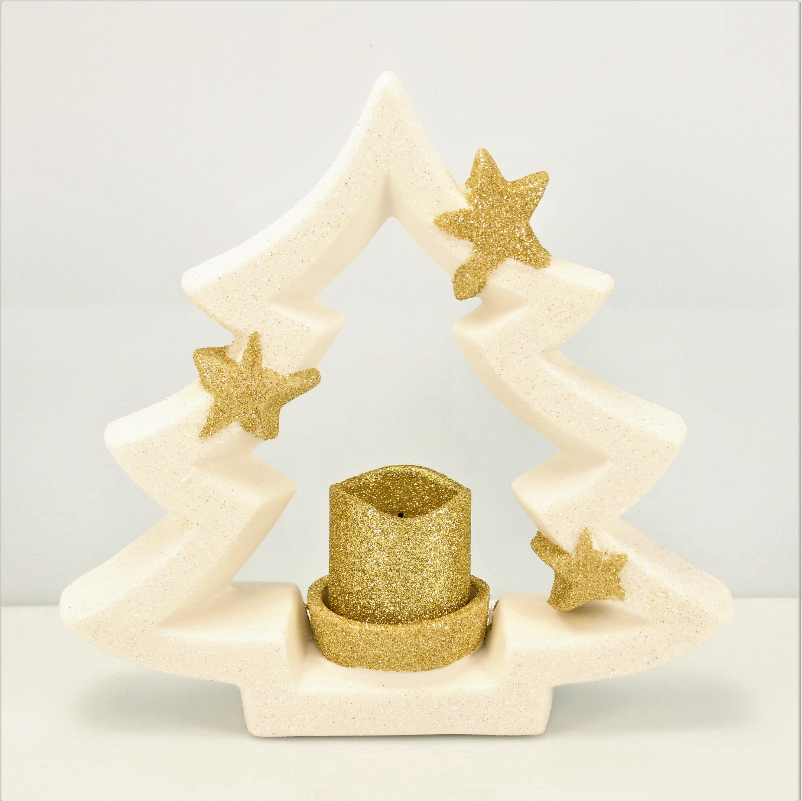 Online-Fuchs Dekobaum Weihnachtsbaum aus Keramik mit günstig online kaufen