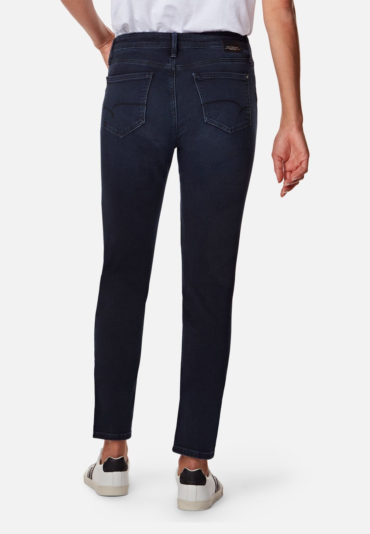 SOPHIE Waist in Mavi Denim Fit Stretch Jeans Hose Slim-fit-Jeans Slim Dunkelblau-2 Normal (1-tlg) 4164