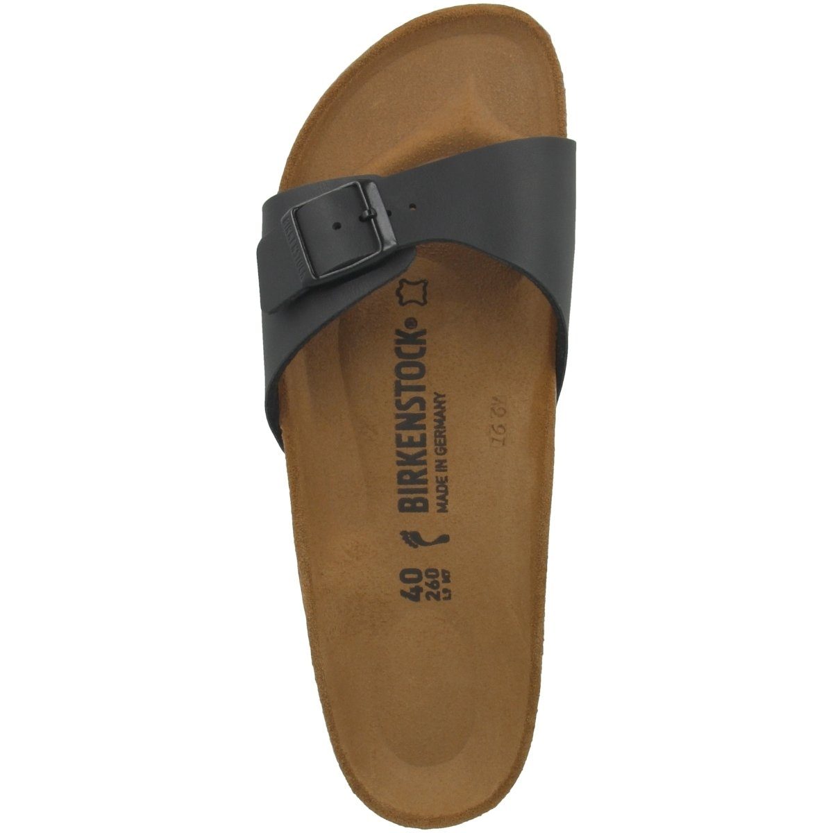 Birkenstock Madrid Birko-Flor normal Unisex Erwachsene Pantolette Hausschuhe, Sandaletten, Mules, Pantoffeln, Slipper