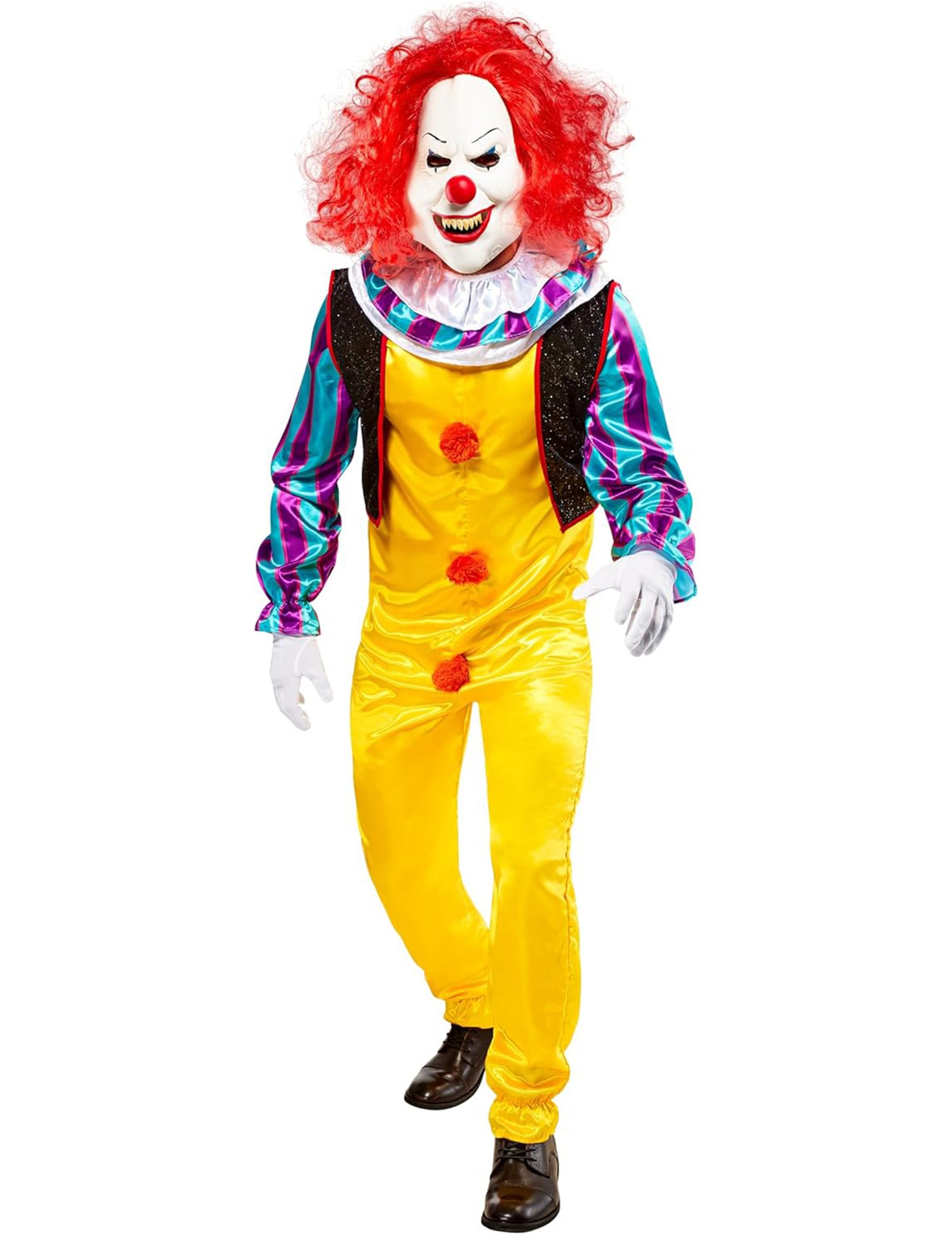 Rubie´s Clown-Kostüm Pennywise Deluxe Clown-Herrenkostüm ES Lizenzartikel bunt
