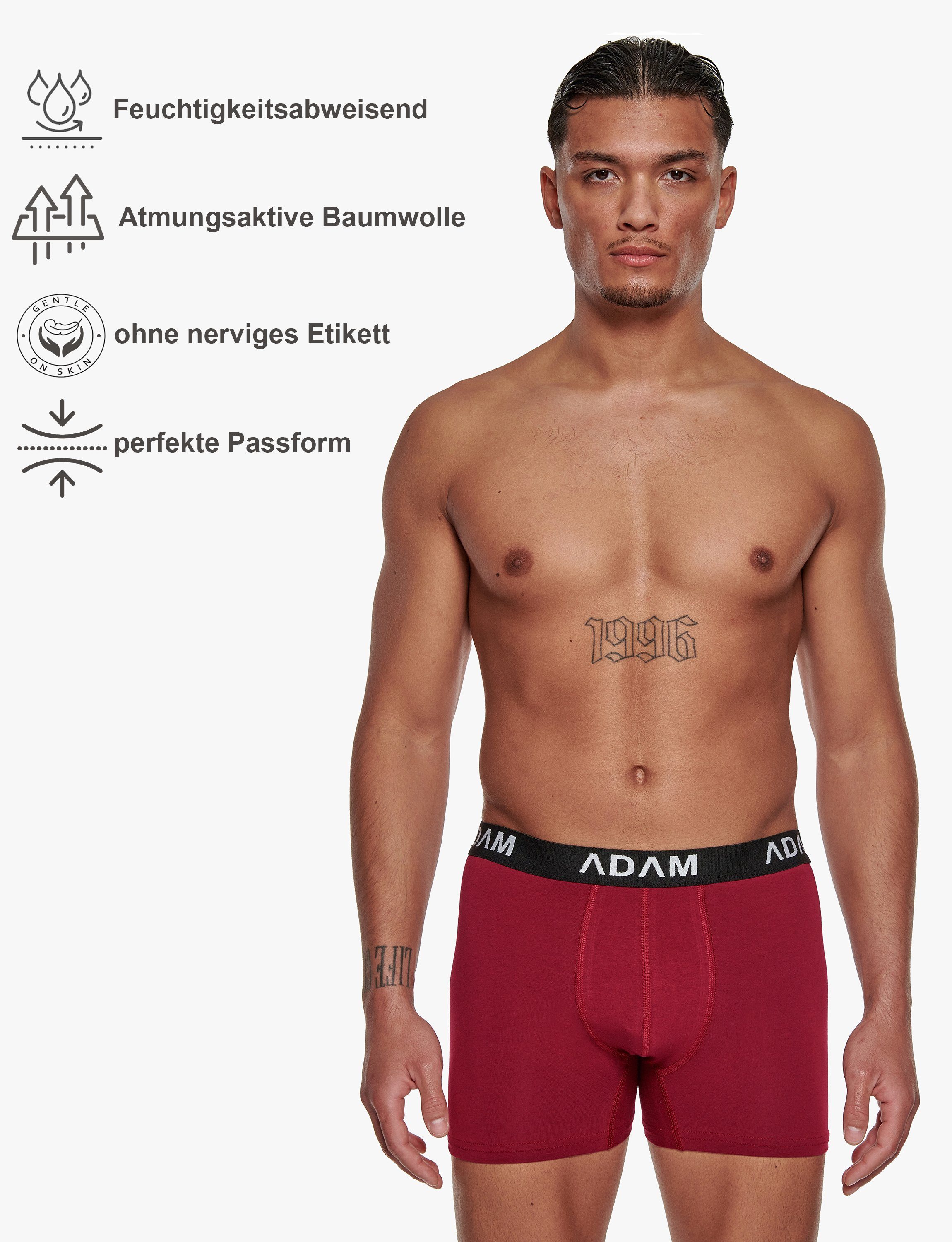 ADAM JEANS Boxershorts Herren Boxershorts aus extra weicher 100% Baumwolle günstig online kaufen