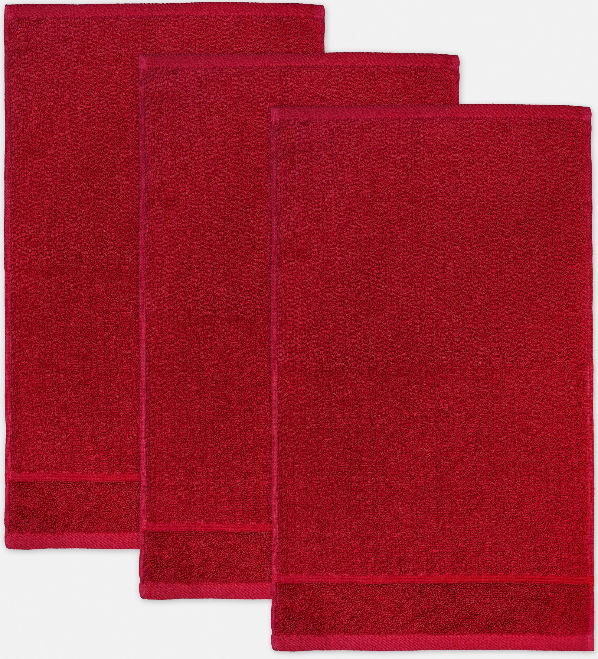 Möve for frottana Gästehandtücher Pearl, Walkfrottier (3-St), mit Perloptik günstig online kaufen