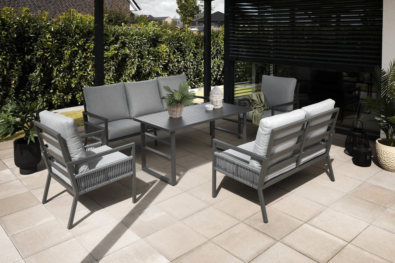 Primaster Gartenlounge-Set Primaster Gartenmöbel-Set Tarent, Witterungsbest günstig online kaufen