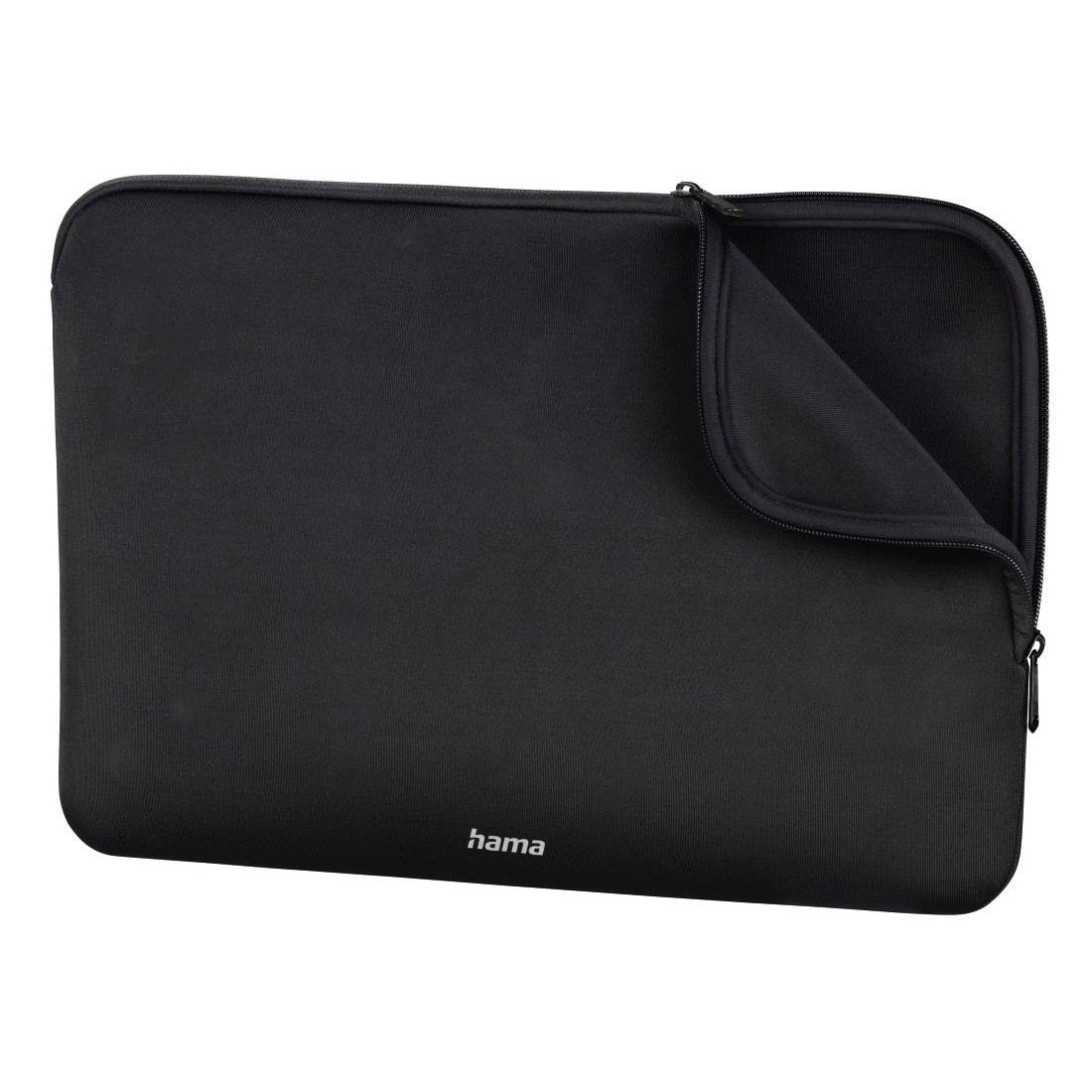 Hama Laptoptasche Laptop-Sleeve "Neoprene", bis 44 cm (17,3), Schwarz Notebook Hülle