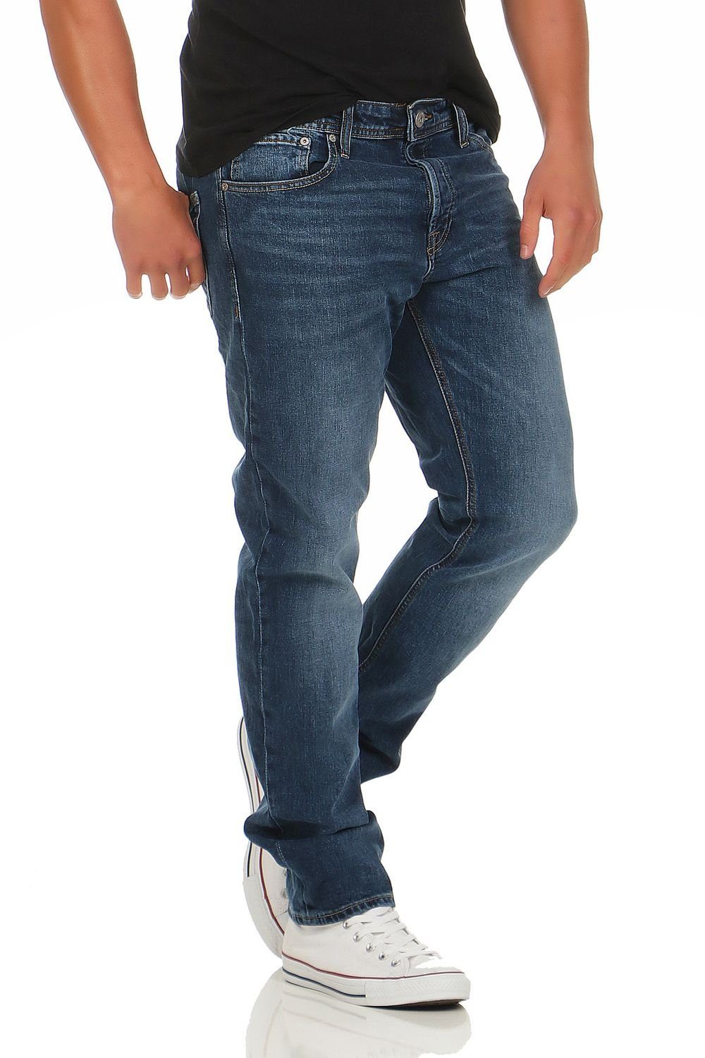 Jack & Jones Comfort-fit-Jeans Jack & Jones Mike Original Comfort Tapered H günstig online kaufen
