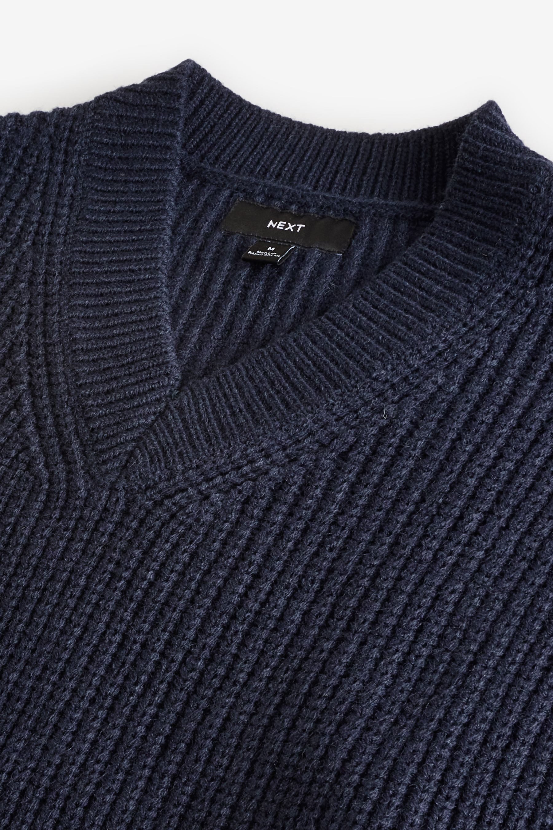 Next Pullunder Regular Fit Pullunder mit V-Ausschnitt und Wolle (1-tlg)