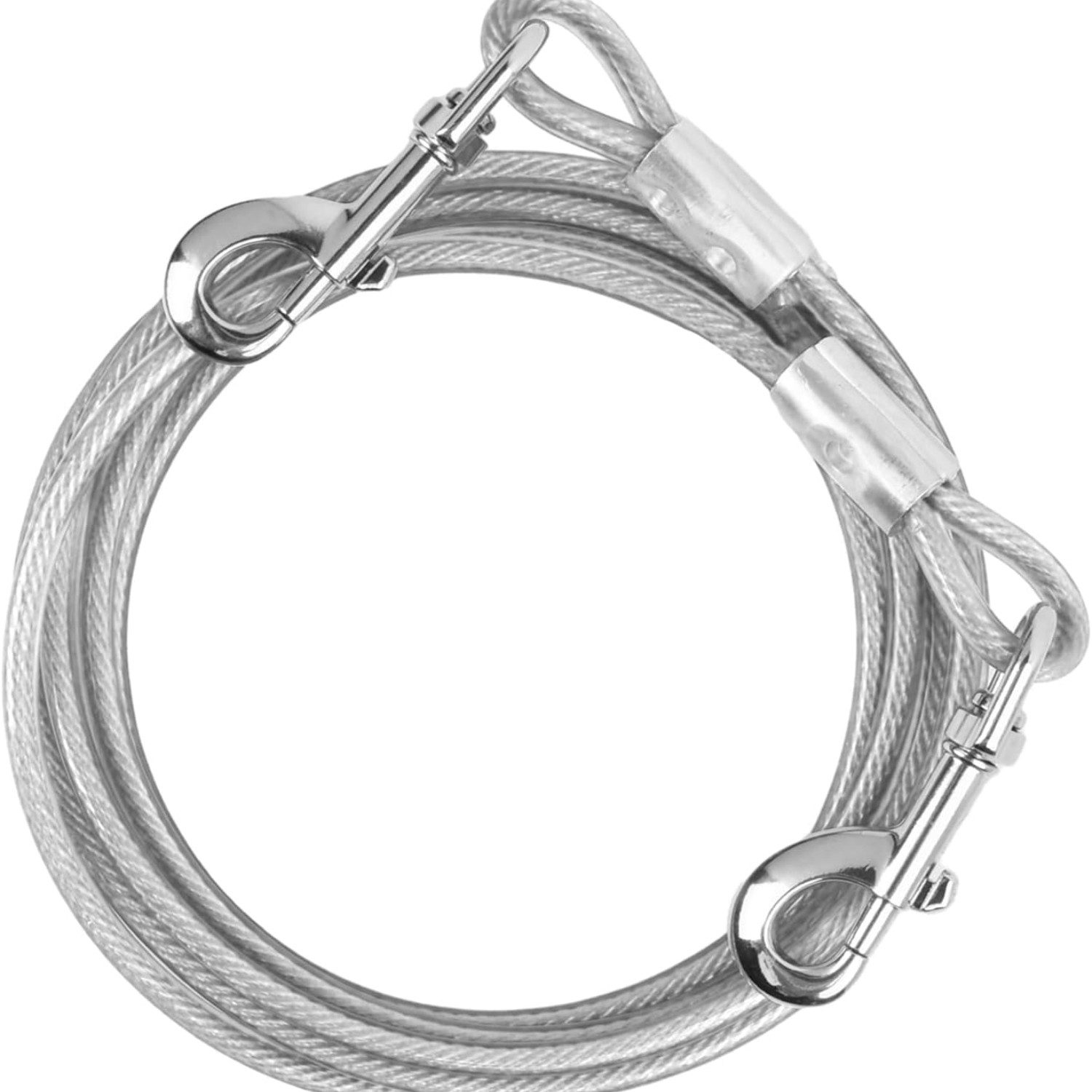 BYSURE Hundeleine, (1-tlg), 5 m/10 m Hundeleine aus Stahldraht