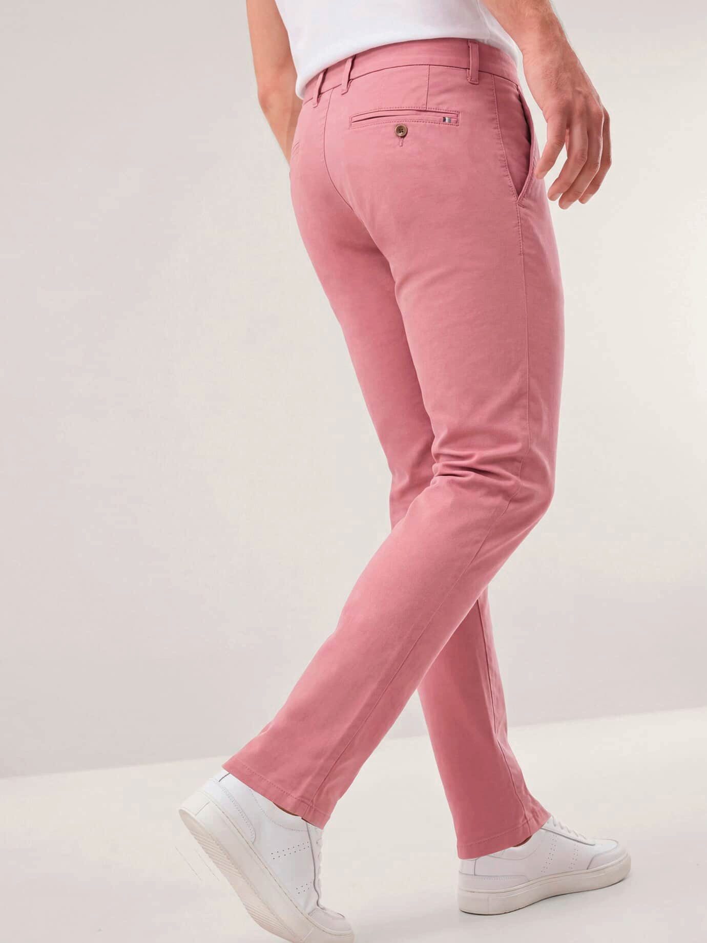 Walbusch Chinohose Herren Elastische Chino aus Baumwolle Modern Fit Flex-Bund (3 cm), Safetasche, pflegeleichter Twill, Kurzgröße
