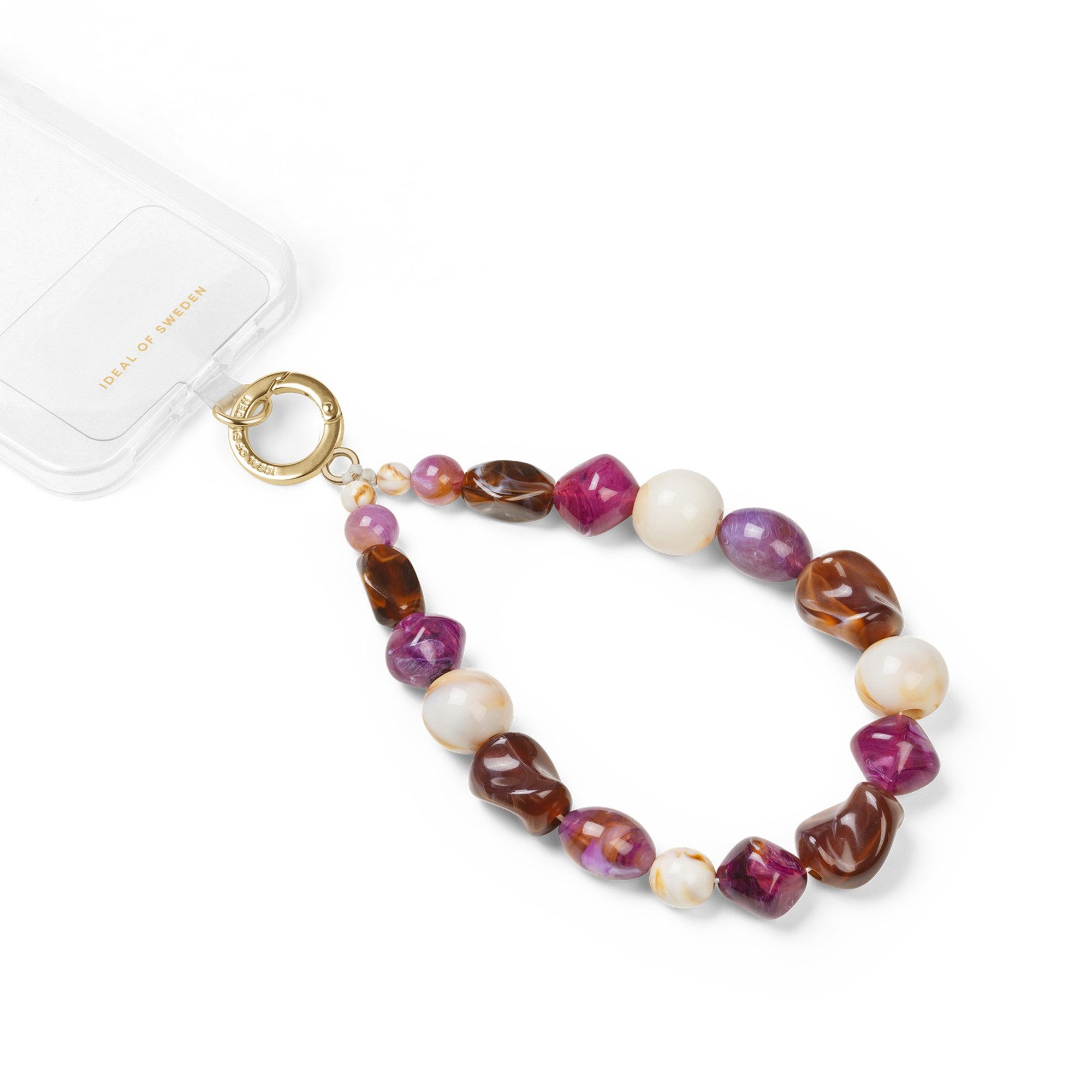 iDeal of Sweden Smartphone-Tragegurt iDeal of Sweden Wristlet Strap - Boho Desert Plum, (1-tlg) – Bild 2 von 5