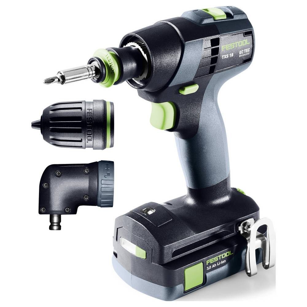 FESTOOL Akku-Schrauber TXS 18 C 3,0-Set Akku-Bohrschrauber 18 V 3.00 Ah inkl. Akku, inkl., inkl. Akku, inkl. Ladegerät