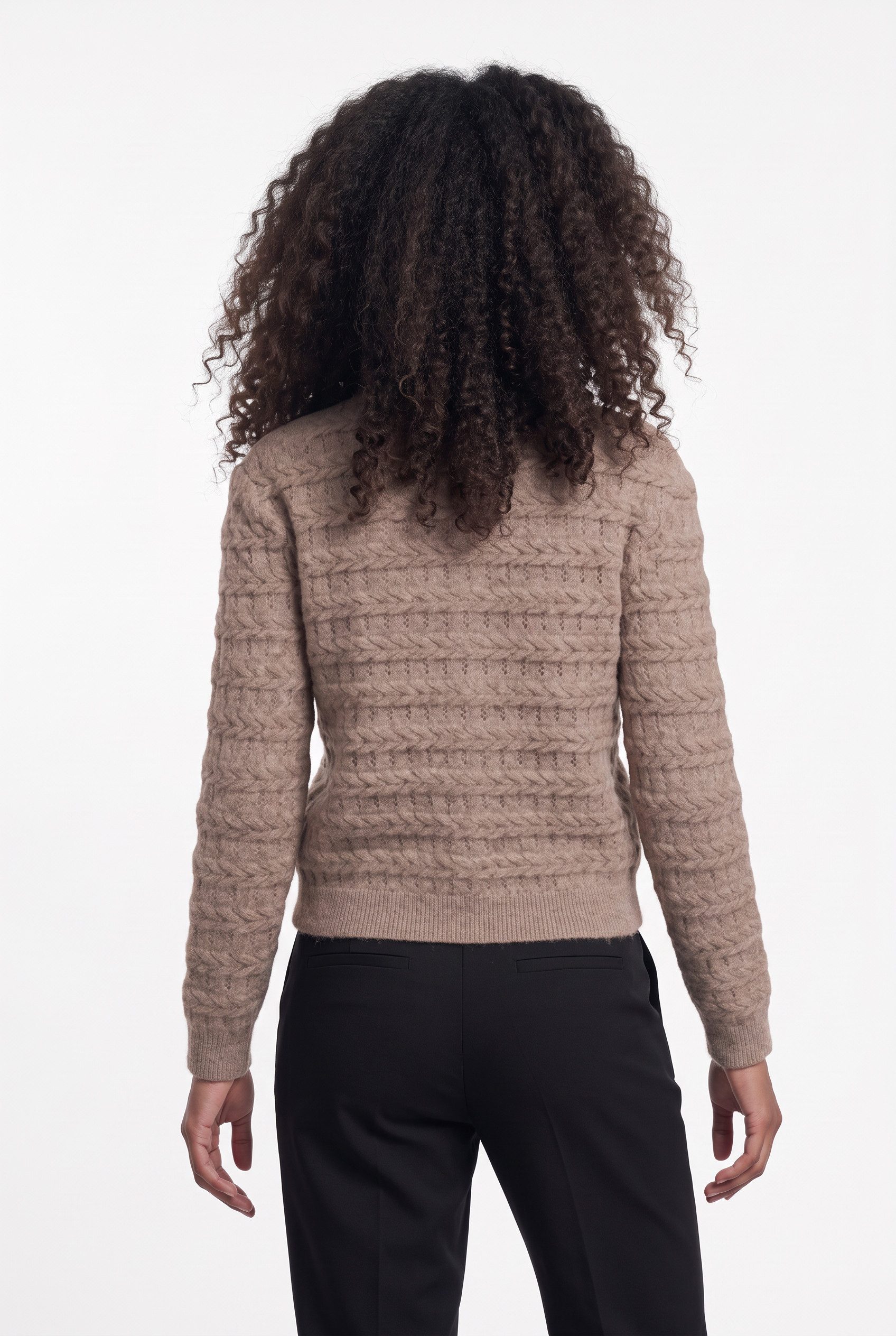 ONLY Strickjacke ONLCABALA LS CABEL CARDIGAN CC KNT Materialmix, regular fit – Bild 2 von 5