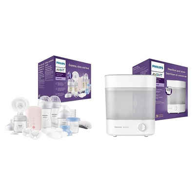 Philips Elektrische Milchpumpe elektrische Einzelmilchpumpe, mit Natural Motion Milchpumpe elektrisch, Handmilchpumpe, Abpumpen Muttermilch, Milch, Stillen Brust Mutter, Muttermilchpumpe, Muttermilch Behälter, Flasche, Modell Avent, tragbare, Mobil, im Set, Doppel, EInzelmilchpumpe