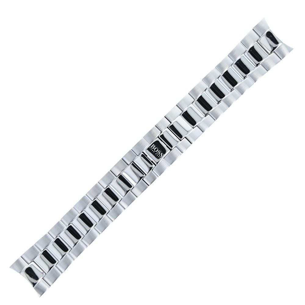 BOSS Uhrenarmband 22mm Metall Silber 659002386