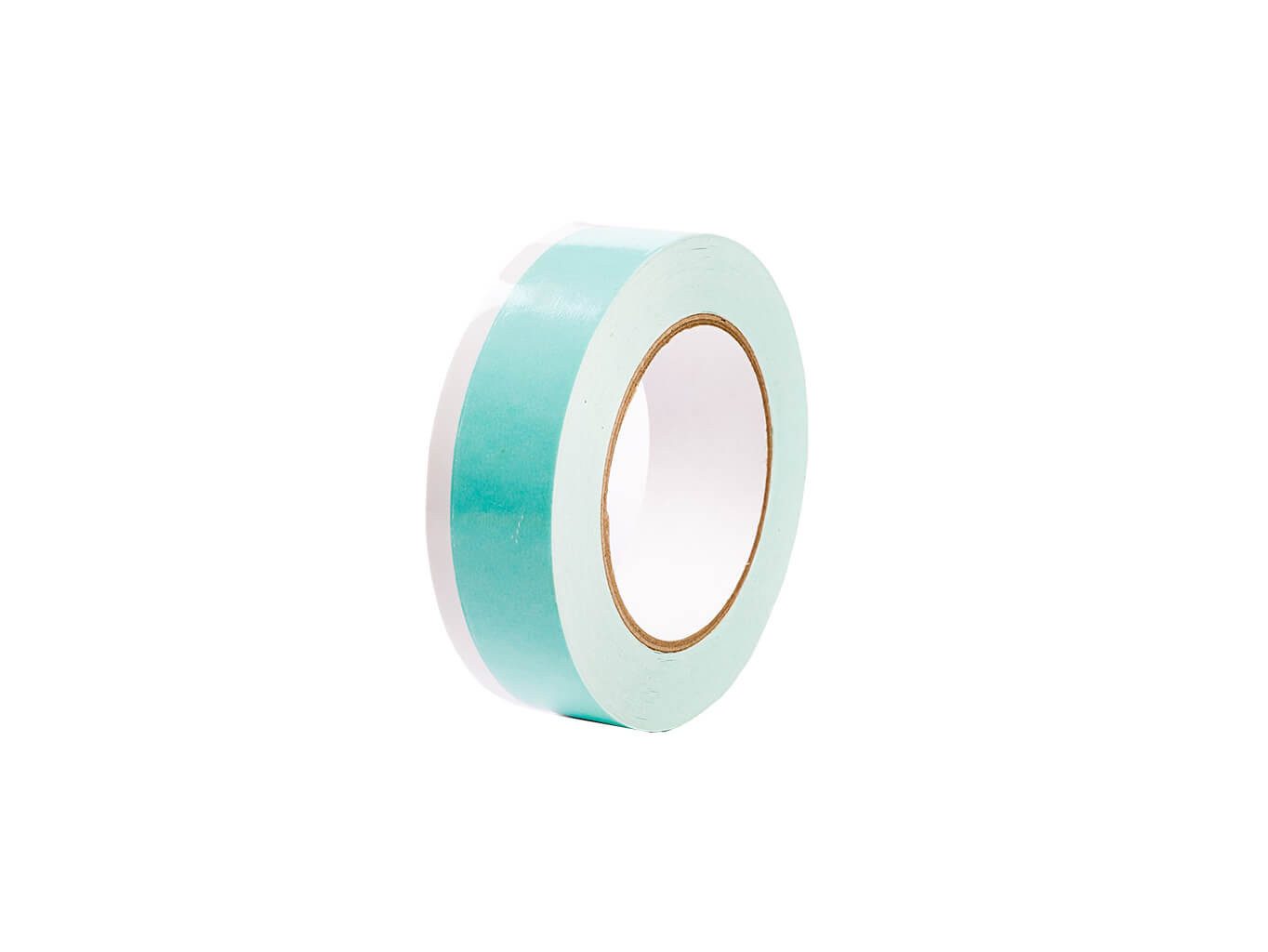 ASKON Doppelklebeband Duoband grün/weiß (1-St) 25 mm breit, 25 m lang