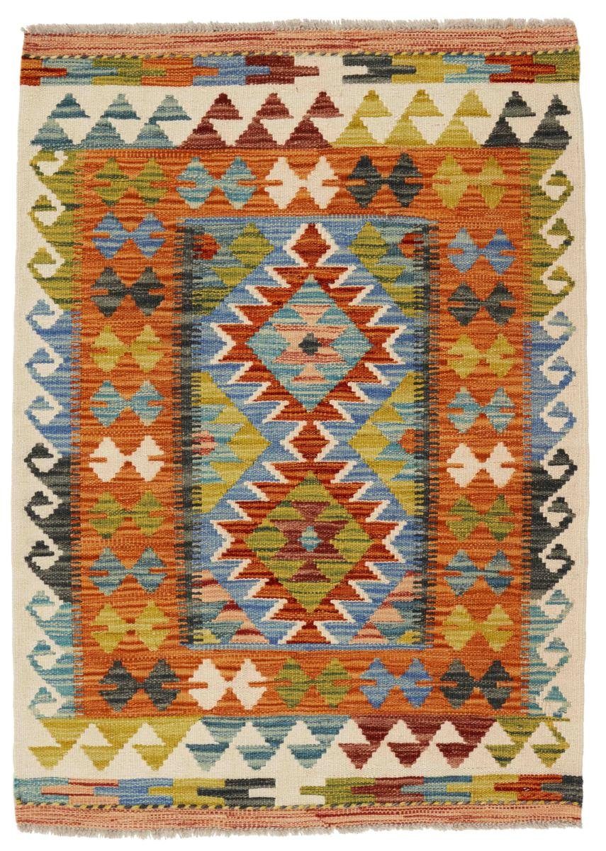 Orientteppich Kelim Afghan 81x124 Handgewebter Orientteppich, Nain Trading, rechteckig, Höhe: 3 mm | Kurzflor-Teppiche