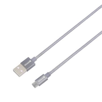 SKROSS USB Lade- und Synchronisationskabel USB-Kabel, Rund, Flexibel, Stoff-Ummantelung