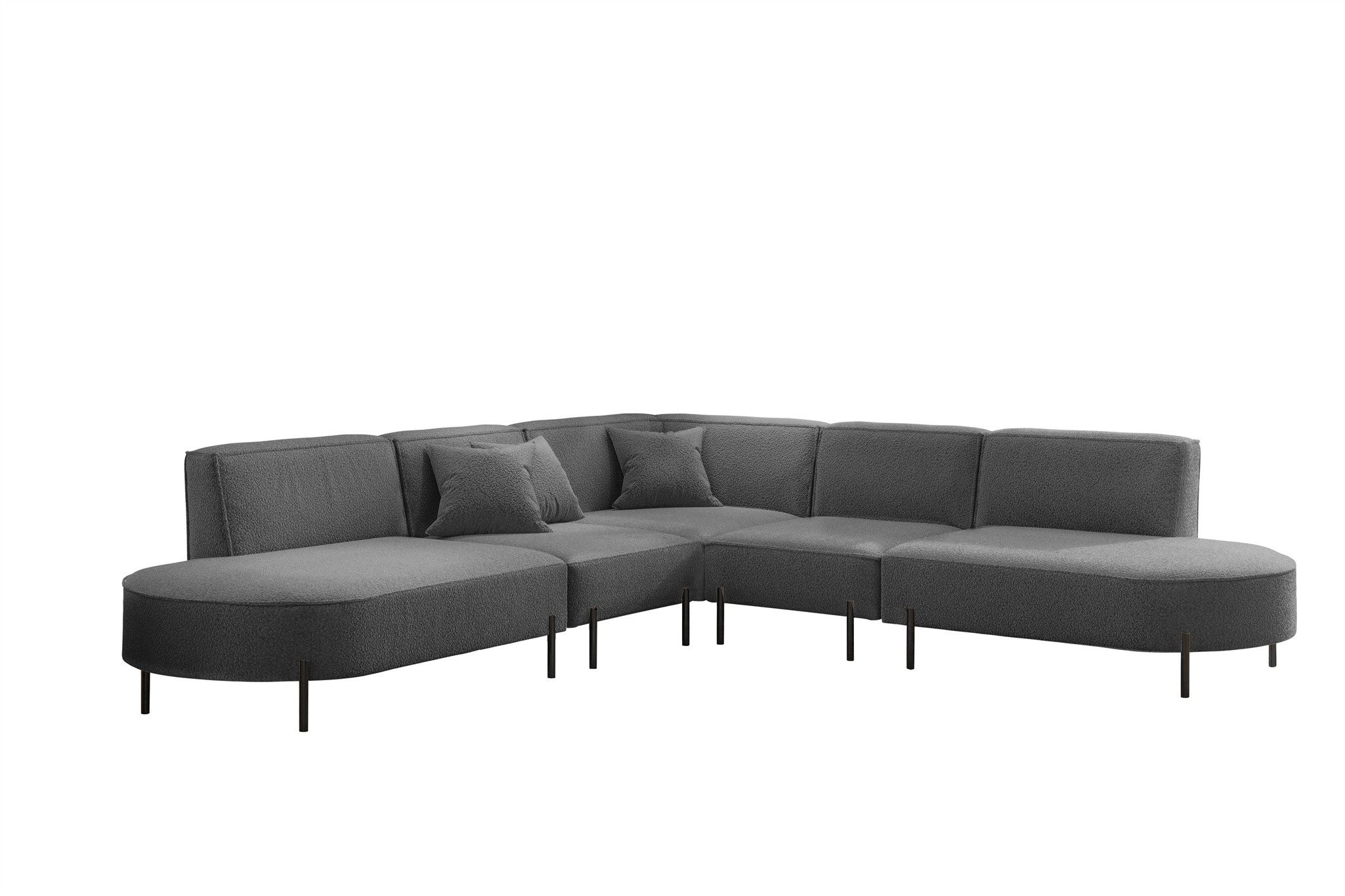 Fun Möbel Ecksofa Sofa VALENCIA Seite günstig online kaufen