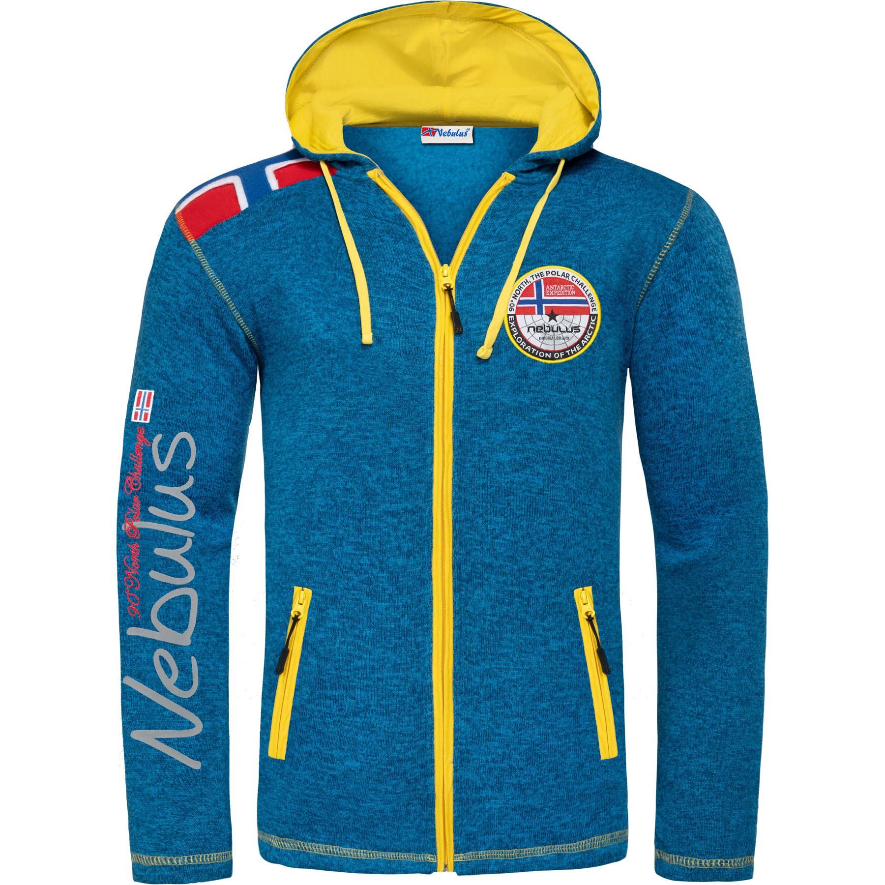 Nebulus Fleecejacke NORSKA, P5140 - Herren, malibu-gelb, S