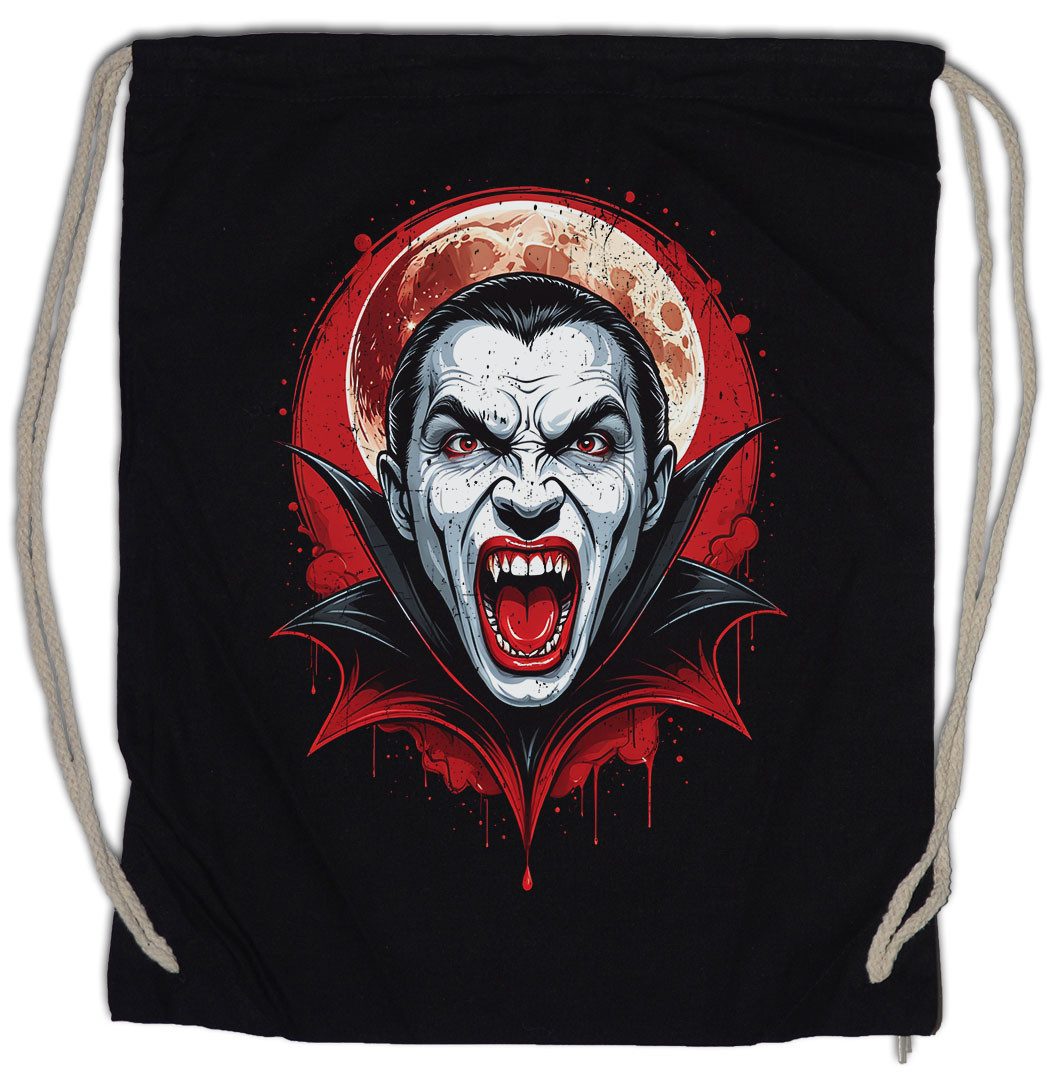 Urban Backwoods Turnbeutel Vampire Moon Turnbeutel Vollmond Vampir Dracula Blood Vlad Full Blut (1-tlg), Bat Batcave Gothic Moon