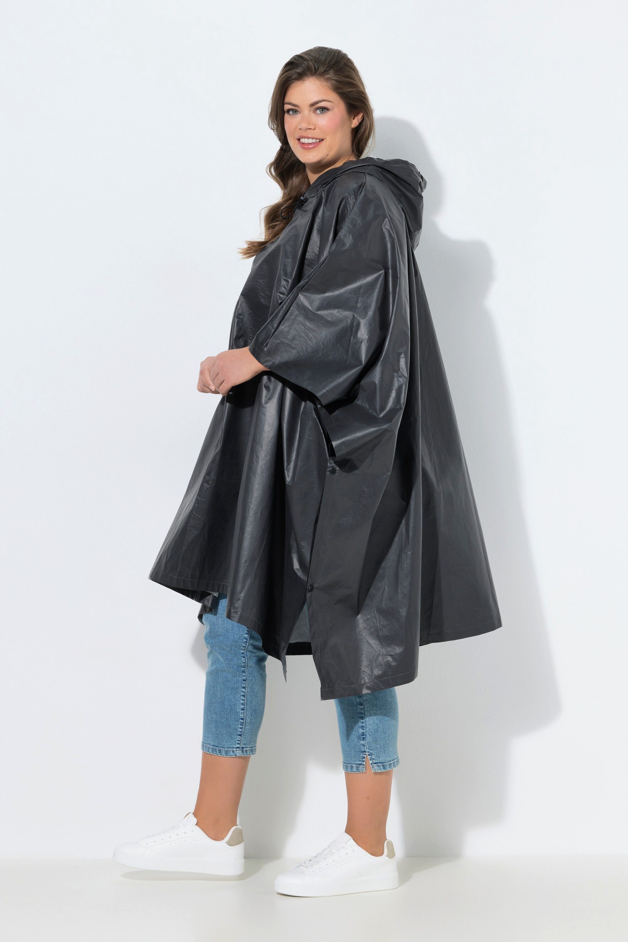Laurasøn Funktionsjacke Funktions-Regencape Unisex Print Kapuze – Bild 4 von 4