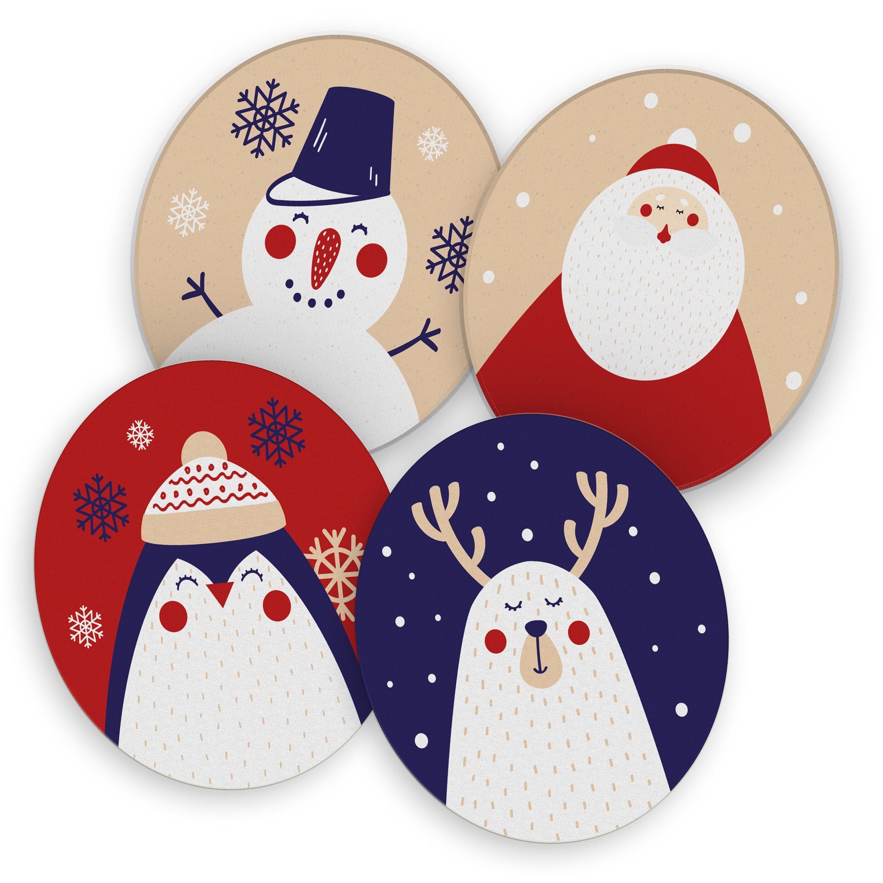 itenga Підсклянник itenga 40x Підсклянник Weihnachtsfiguren I Weihnachten I Підставки I