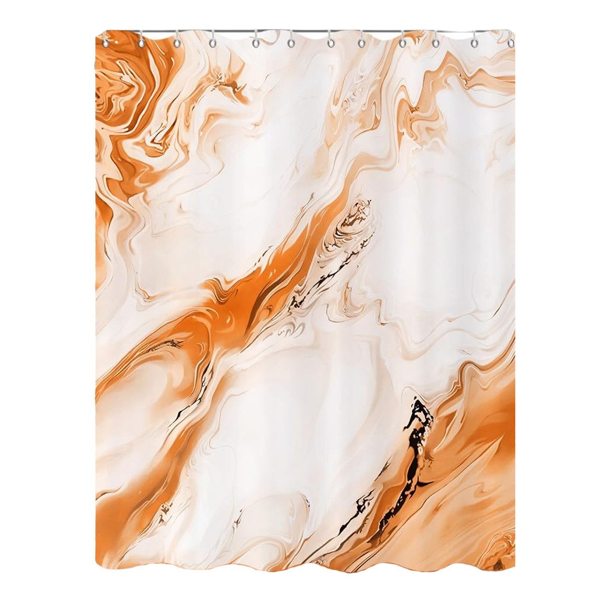Agger Duschvorhang Modern – Abstrakt Marmor Aquarell Design, Wasserdicht & Waschbar Breite 180 cm (1-tlg), Badvorhang für Dusche & Badewanne
