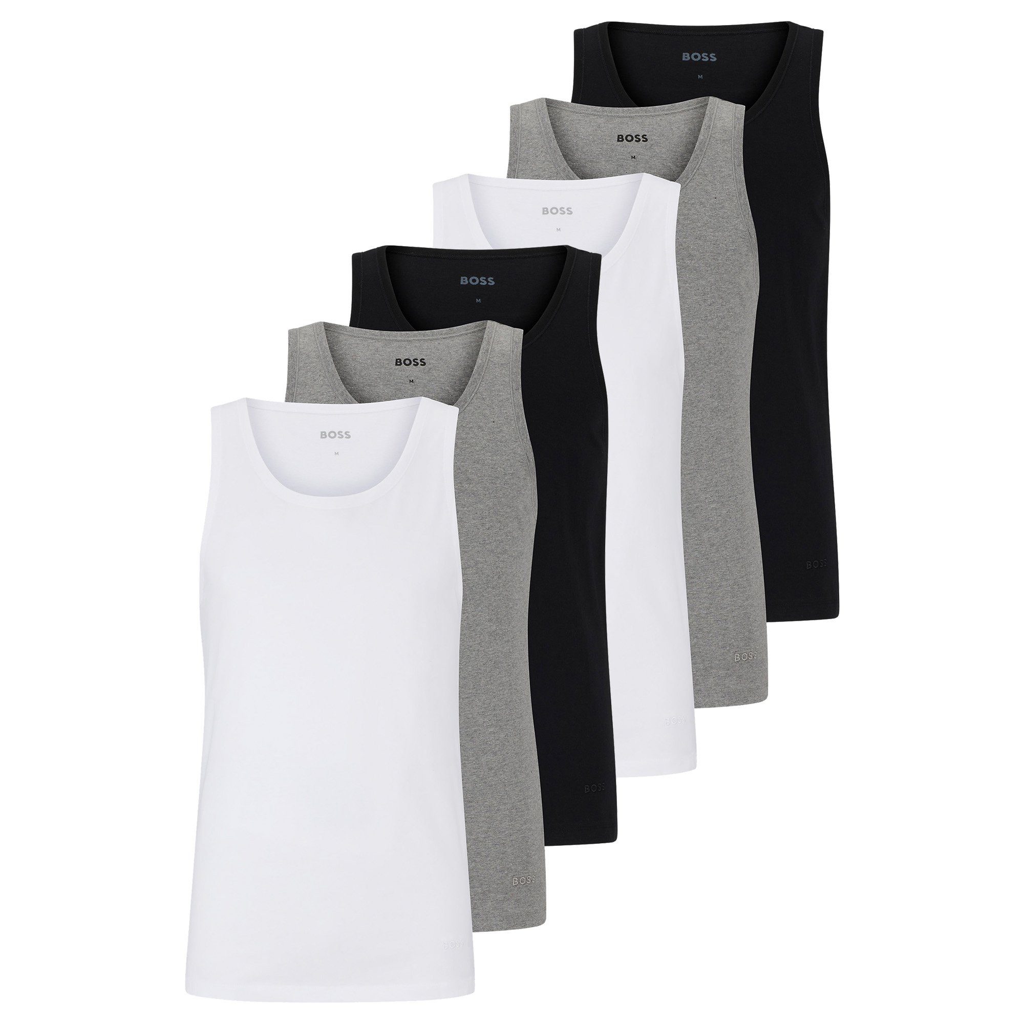 Unterhemd Herren Unterhemd 6er Pack Baumwolle