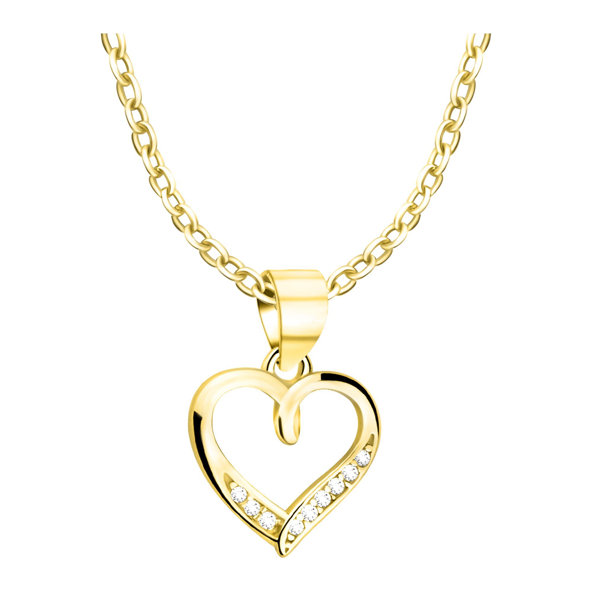 Sofia Milani Kette mit Anhänger Herz, 925 Silber Damen Schmuck - N0692 günstig online kaufen