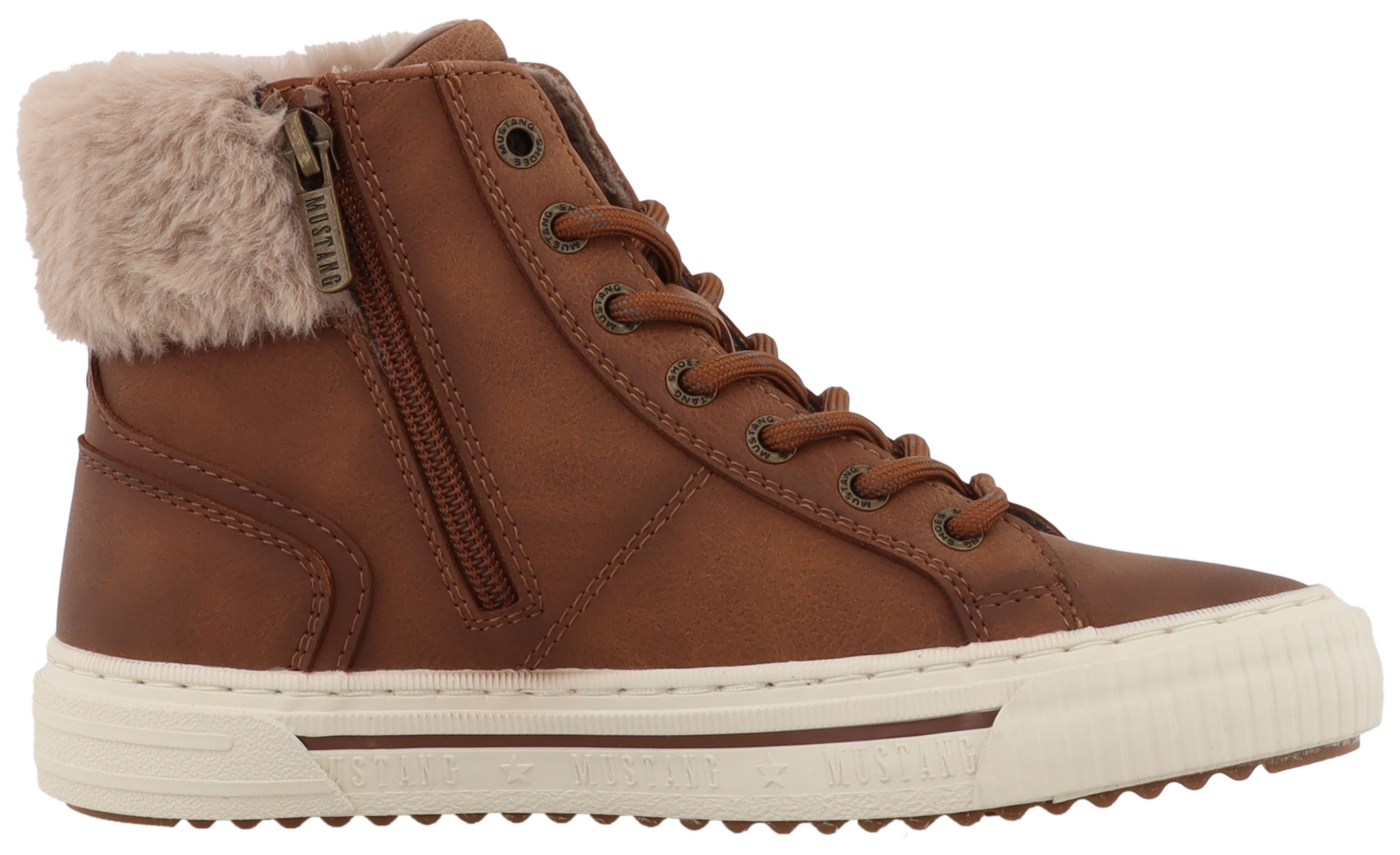 Mustang Shoes Kalua Winterboots Plateausneaker, Winterboots mit Reißverschluss – Bild 5 von 5