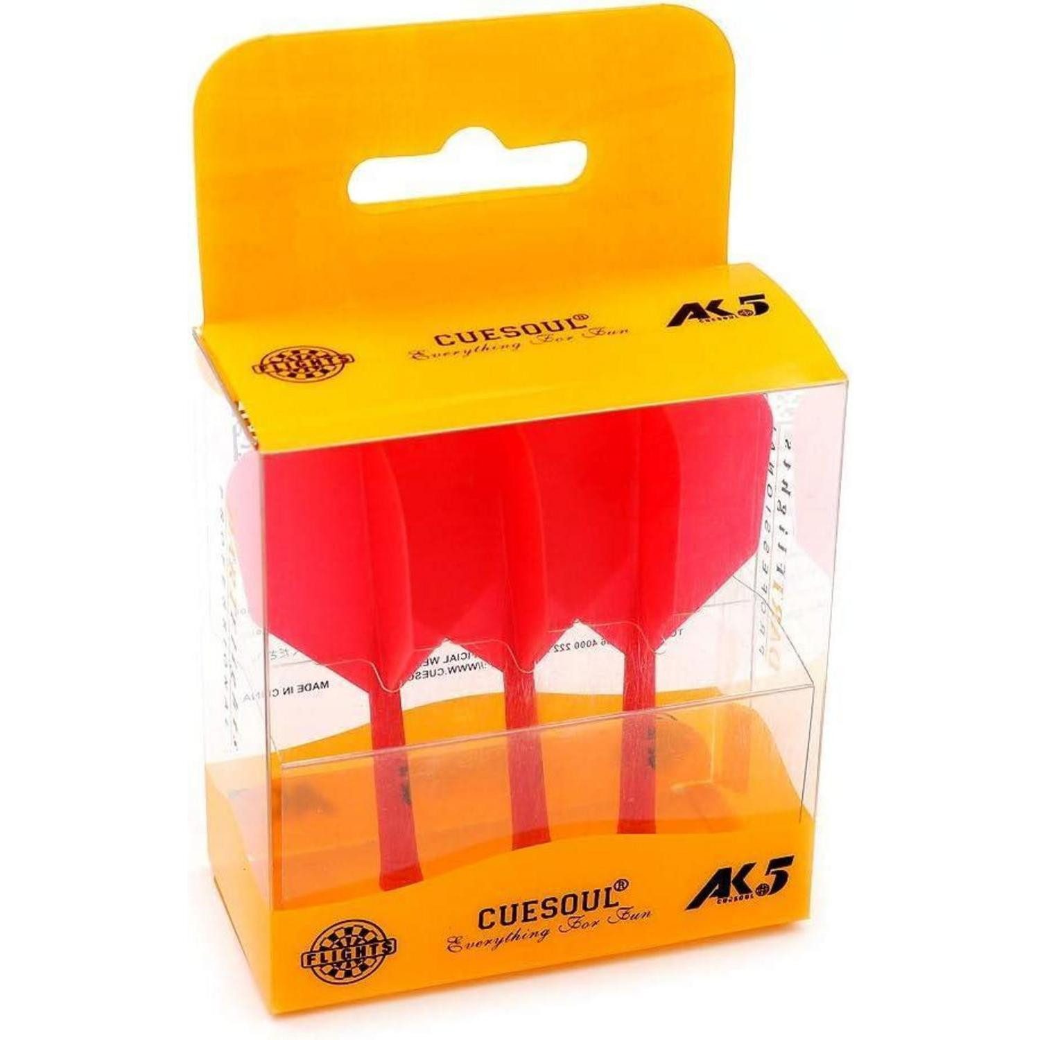 LuxusKollektion Pfeilschaft Dartschäfte Dartflights Integrierte 3er SML Farben Ganz rot CSAK-52YS