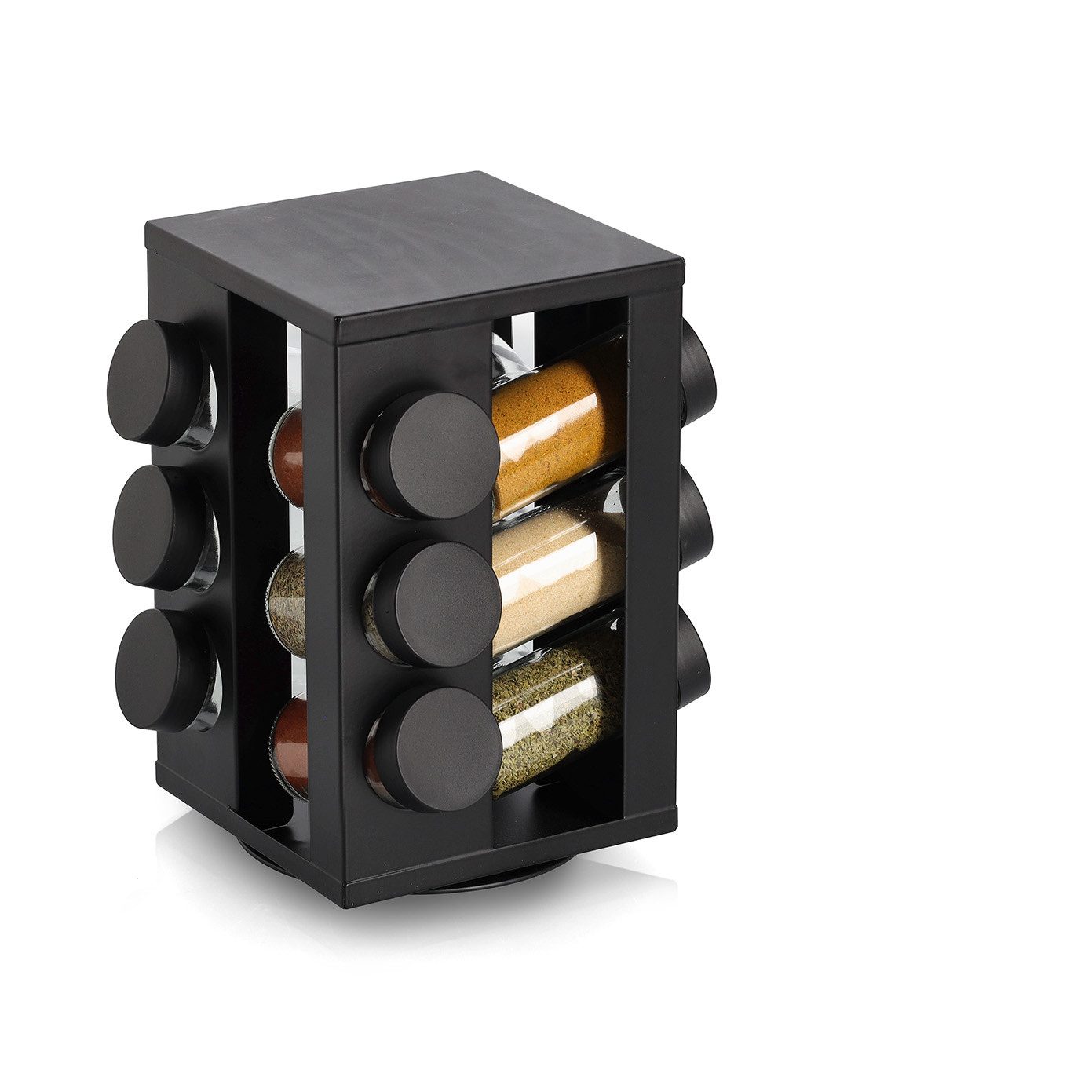 Zeller Present Gewürzstreuer zeller Gewürzstreuer-Set NERO LBH 14x14x22.50 cm schwarz