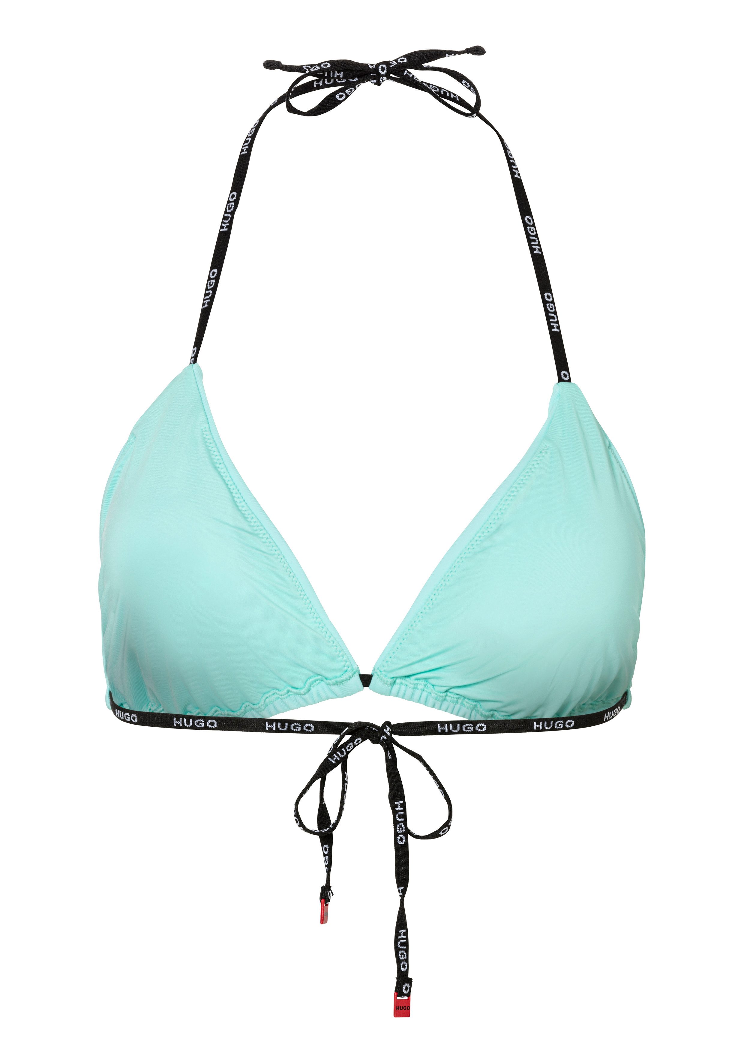 HUGO Triangel-Bikini-Top PURE_TRIANGLE 10241961 01, im Rücken zu binden