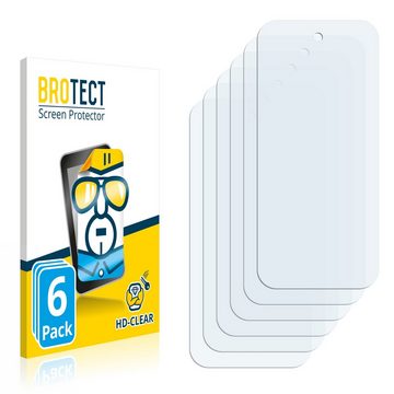 BROTECT Schutzfolie für Vtech Kidizoom Snap Touch, Displayschutzfolie, 6 Stück, Folie klar