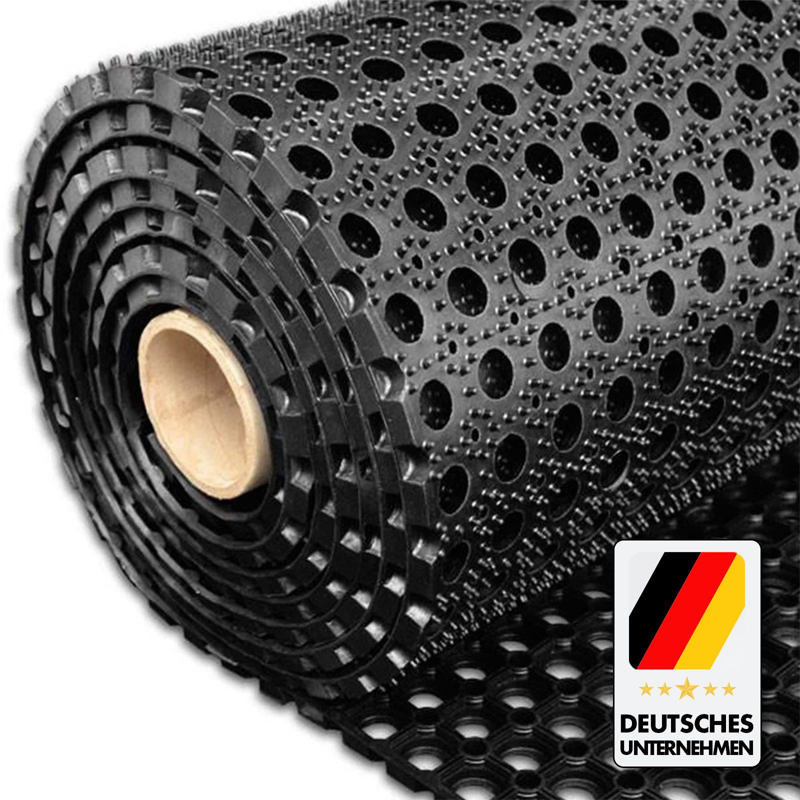 etm Fußmatte Gummi-Wabenmatte Octo Door, Erhältlich in vielen Größen, rechteckig, Höhe: 16 mm – Bild 5 von 5