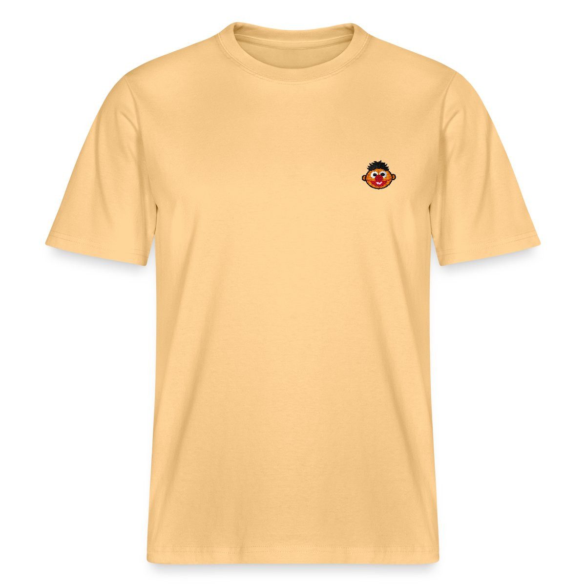 T-Shirt Sesamstraße Ernie Als Stickmotiv Relaxed Fit Unisex T-Shirt