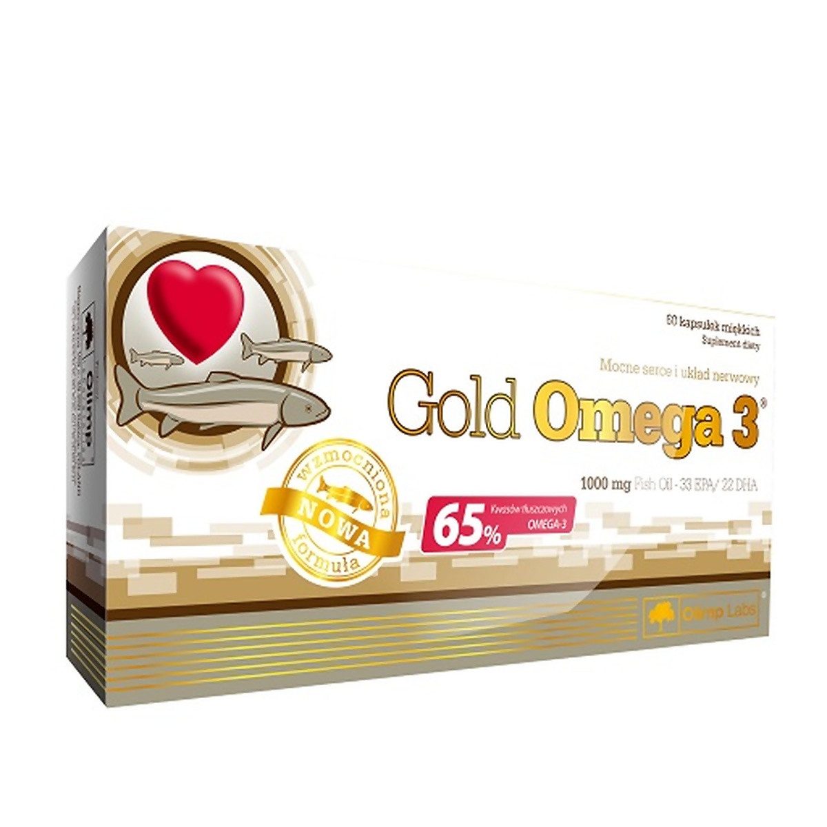 Olimp Sport Nutrition Omega 3 Gold Edition (60 Kapseln) Kapseln, 75,6 g