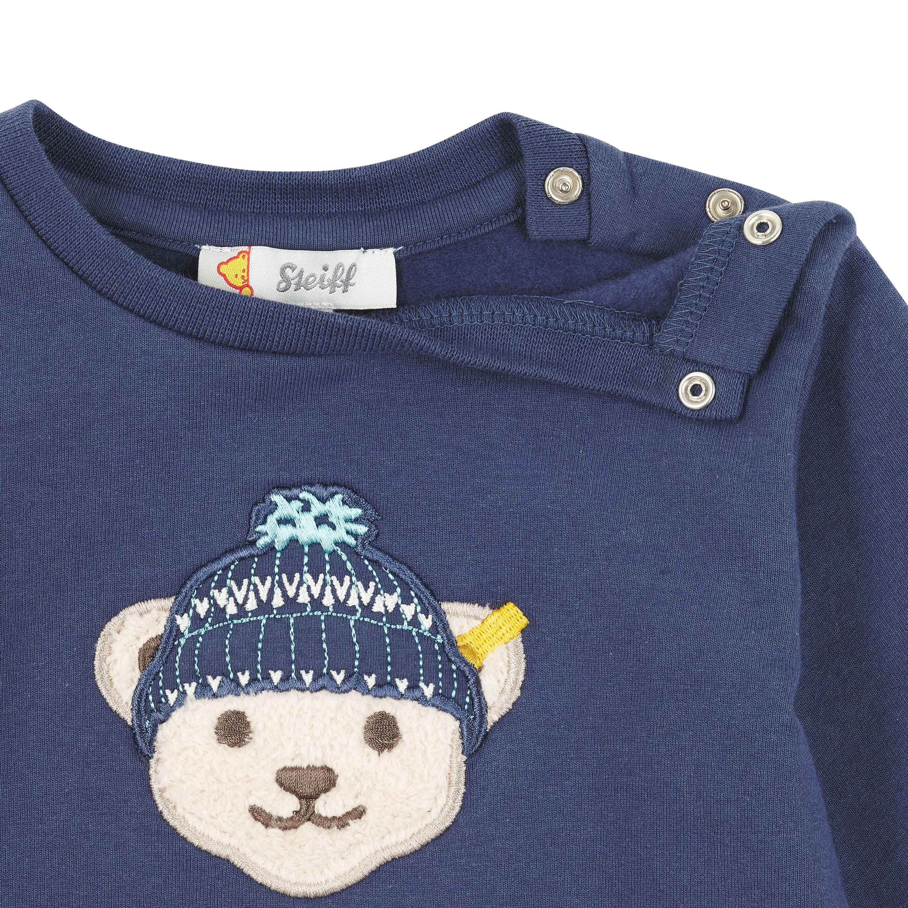 Steiff Sweatshirt Sweatshirt Wolfs Land Crown Blue