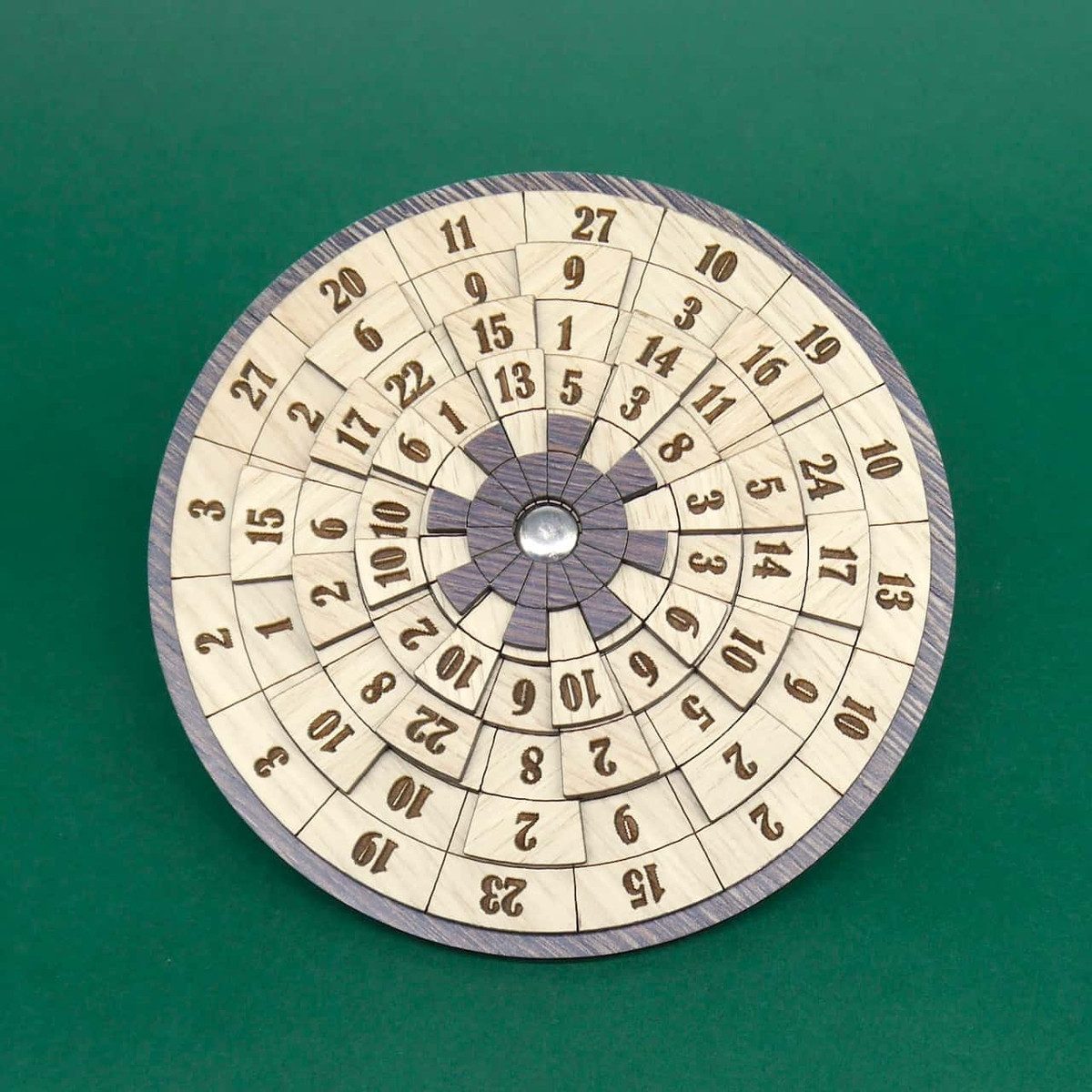 ROMBOL Denkspiele Spiel THALES - mathematisches Dreh-Puzzle, Knobelspiel, Holzpuzzle