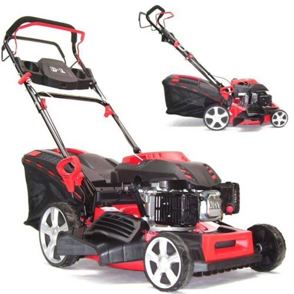 Benzinrasenmäher Benzin Rasenmäher 460mm Selbstantrieb 55788 Motormäher Benzinmäher