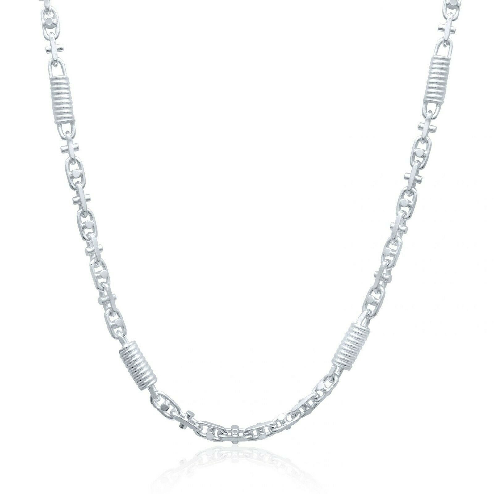 Silberkette Monte Carlo Kette 6 mm 925er Sterling Silber Massiv