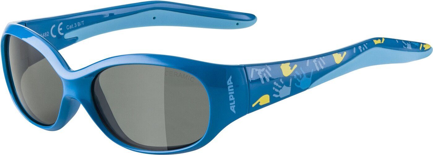Alpina Sports Sonnenbrille FLEXXY KIDS BLUE
