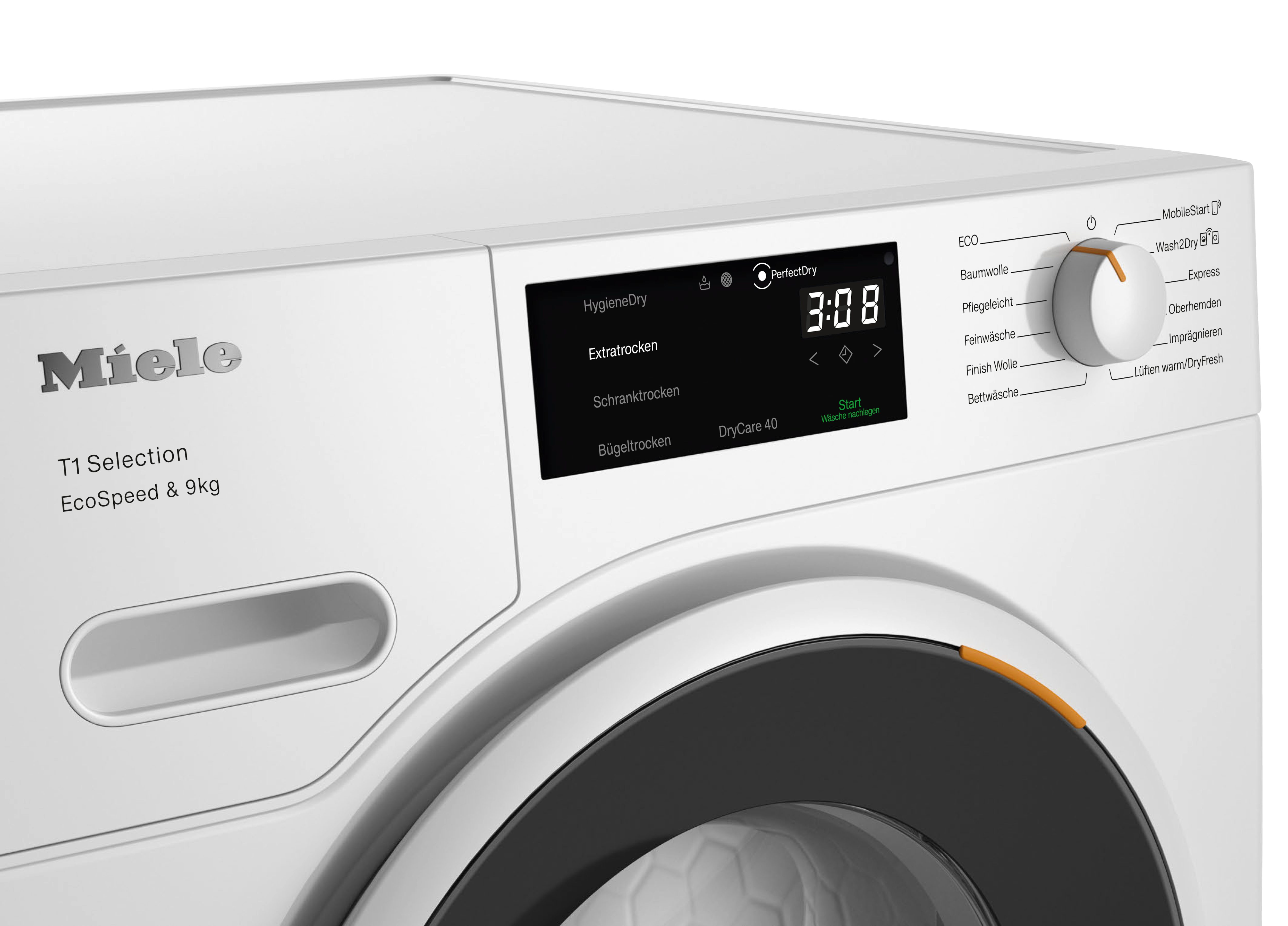 Miele Wärmepumpentrockner TSH783WP EcoSpeed&9kg, Getestet auf 20 Jahre perfekte Wäschepflege, 25 Jahre Motorgarantie