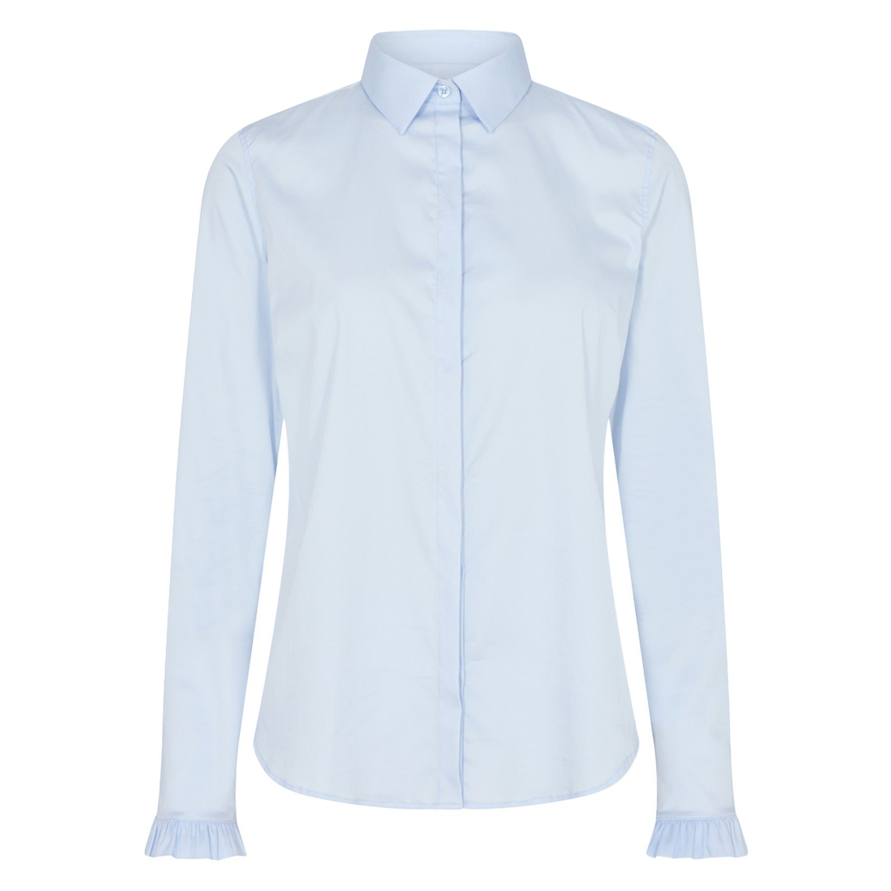 Langarmbluse Bluse MATTIE FLIP mit Baumwolle